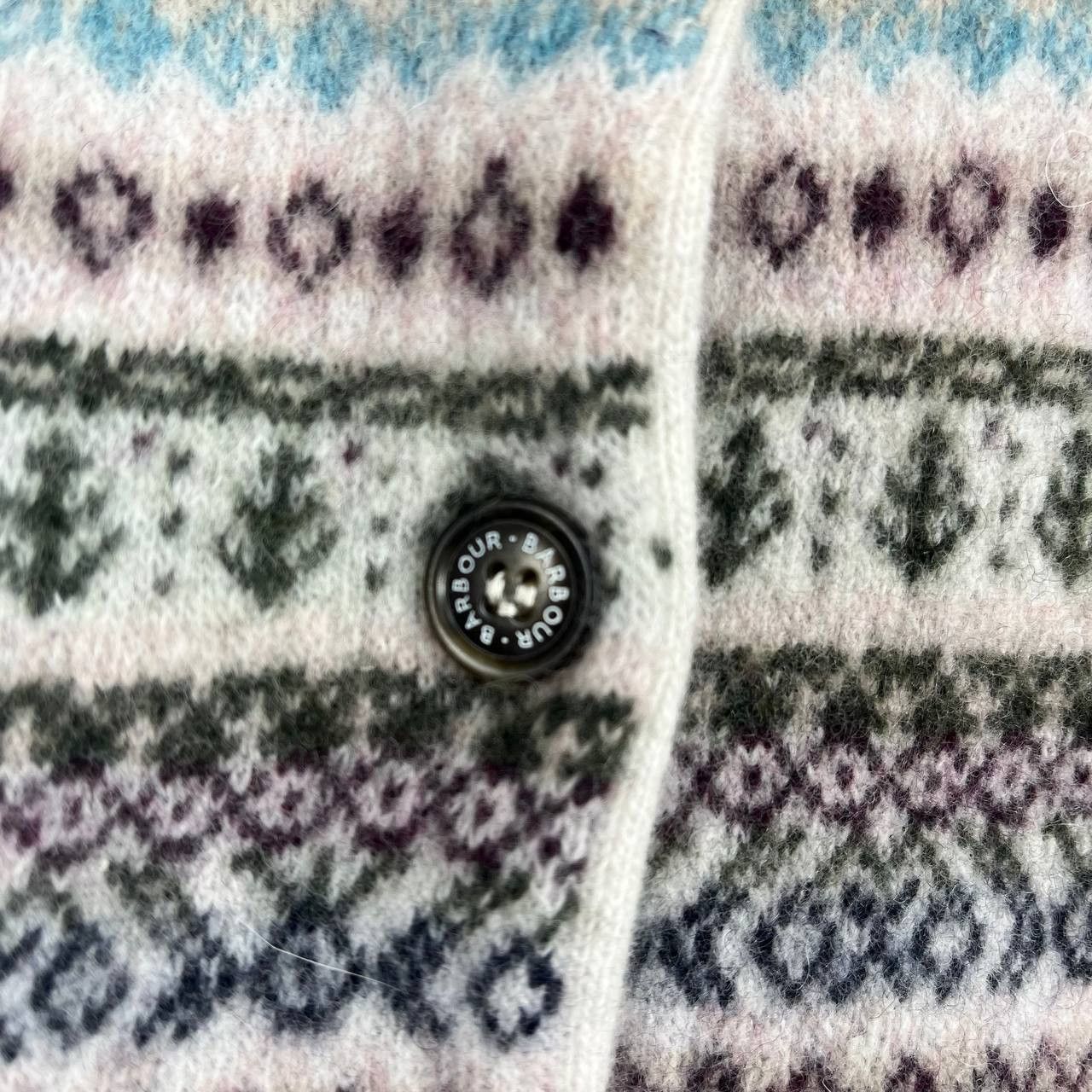 Barbour Barbour Peak Fair Isle Wool Knit Cardigan Button Size Uk 12 Size M / US 6-8 / IT 42-44 - 3 Thumbnail