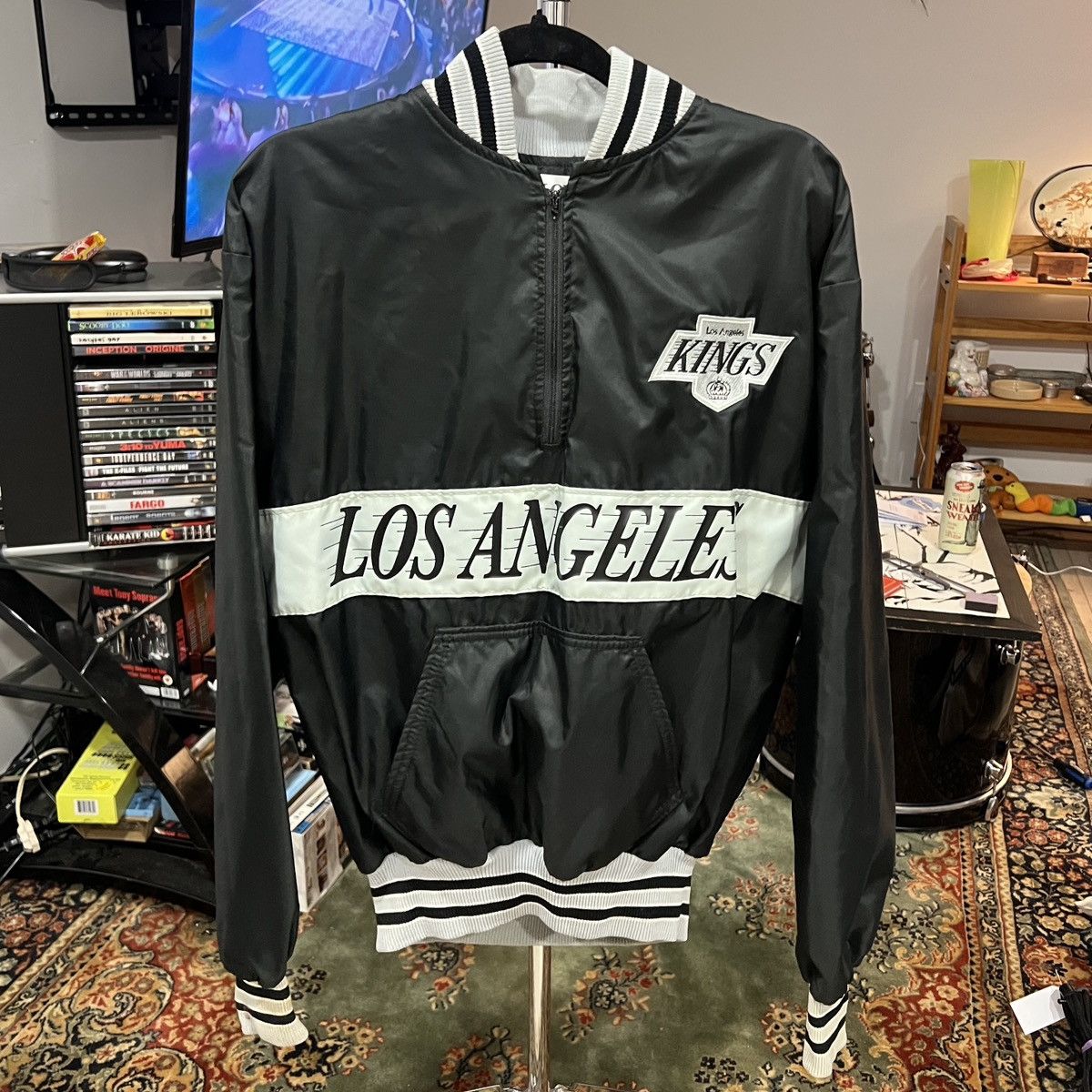 Delong vintage NHL LA kings anorak windbreaker Size US M / EU 48-50 / 2 - 1 Thumbnail