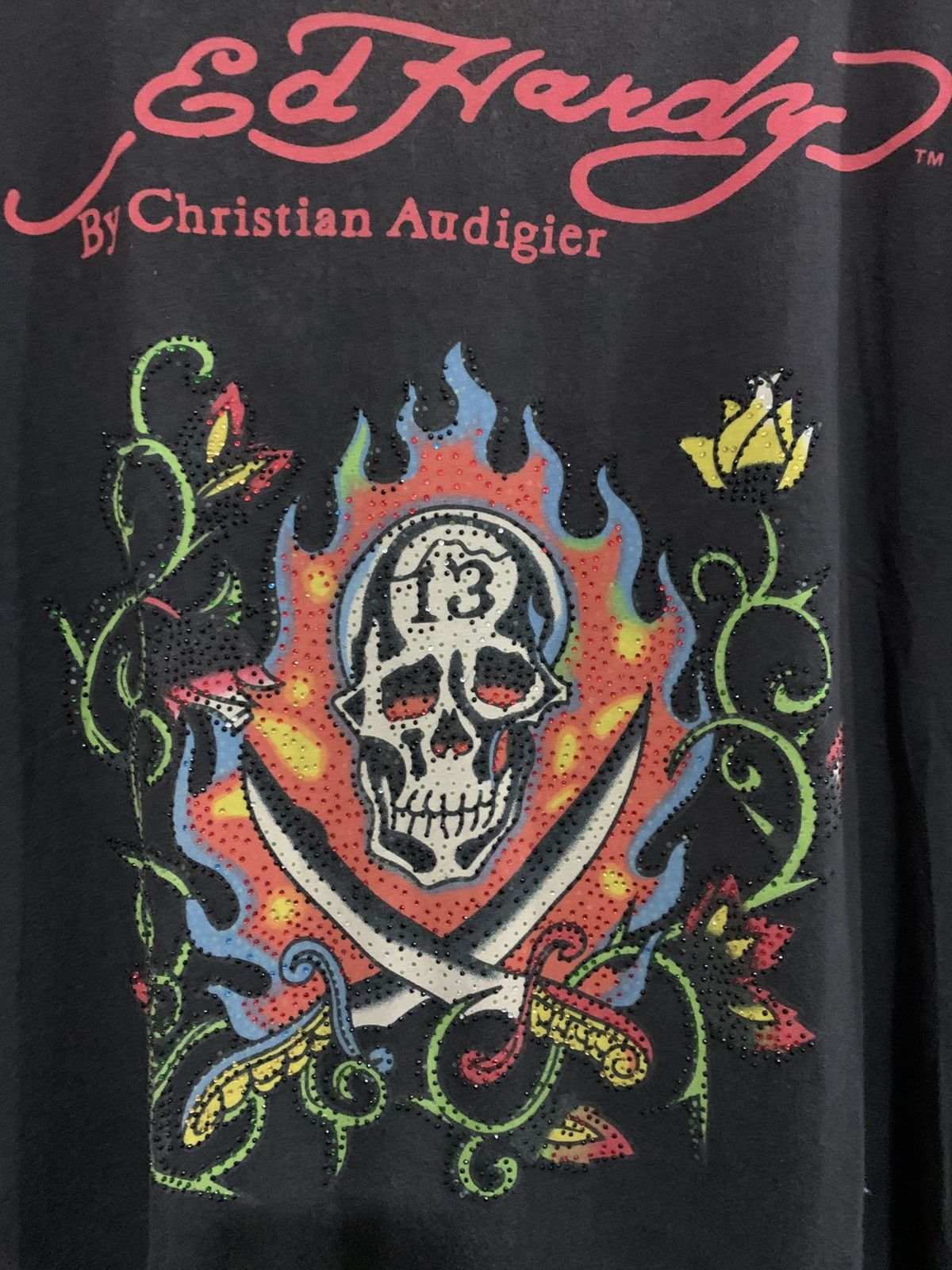 Ed Hardy Vintage Ed Hardy By Christian Audigier Skull Size US M / EU 48-50 / 2 - 3 Thumbnail