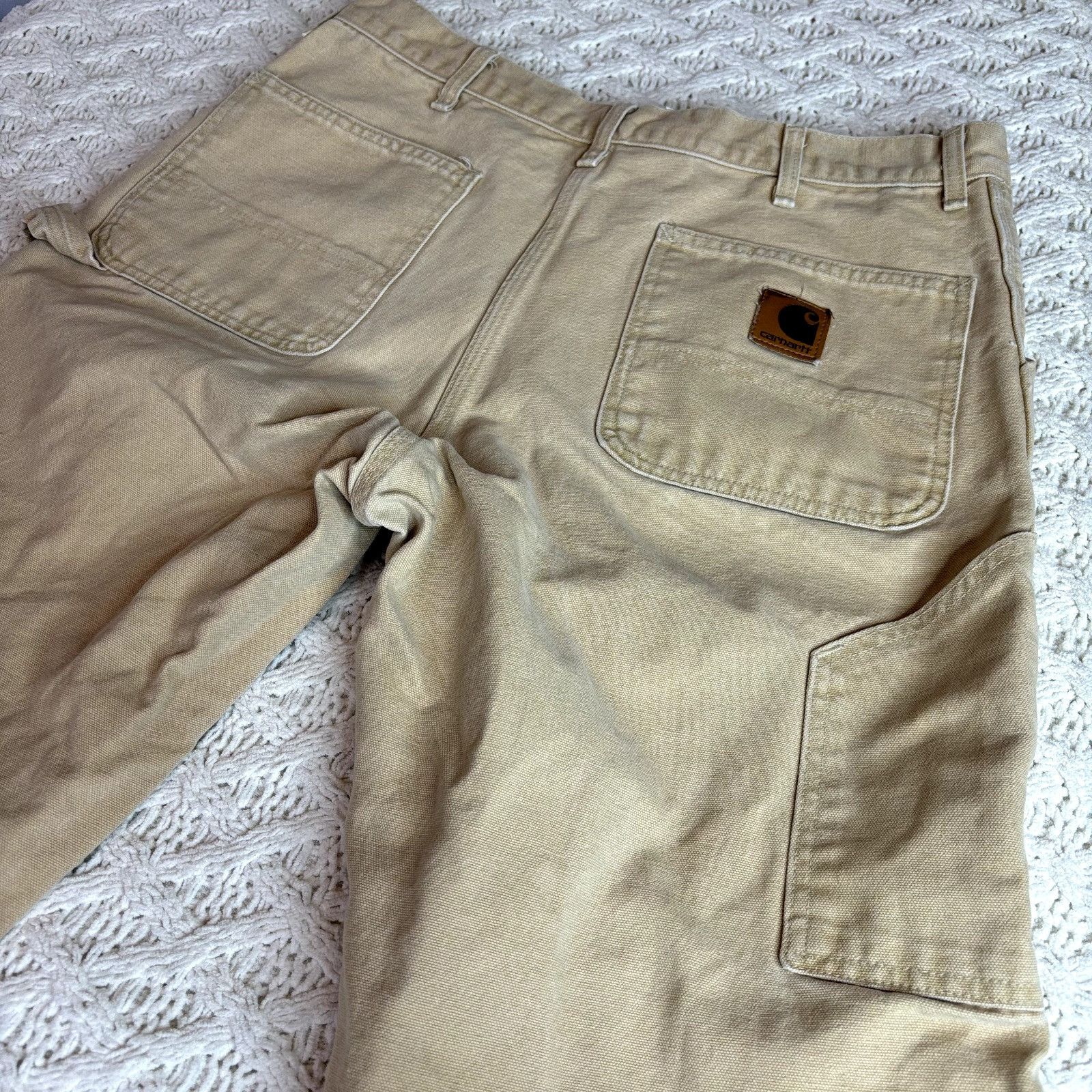 Carhartt VTG Made In USA Carhartt Canvas Work Pants Men's 34x28 Grung Size US 34 / EU 50 - 6 Thumbnail