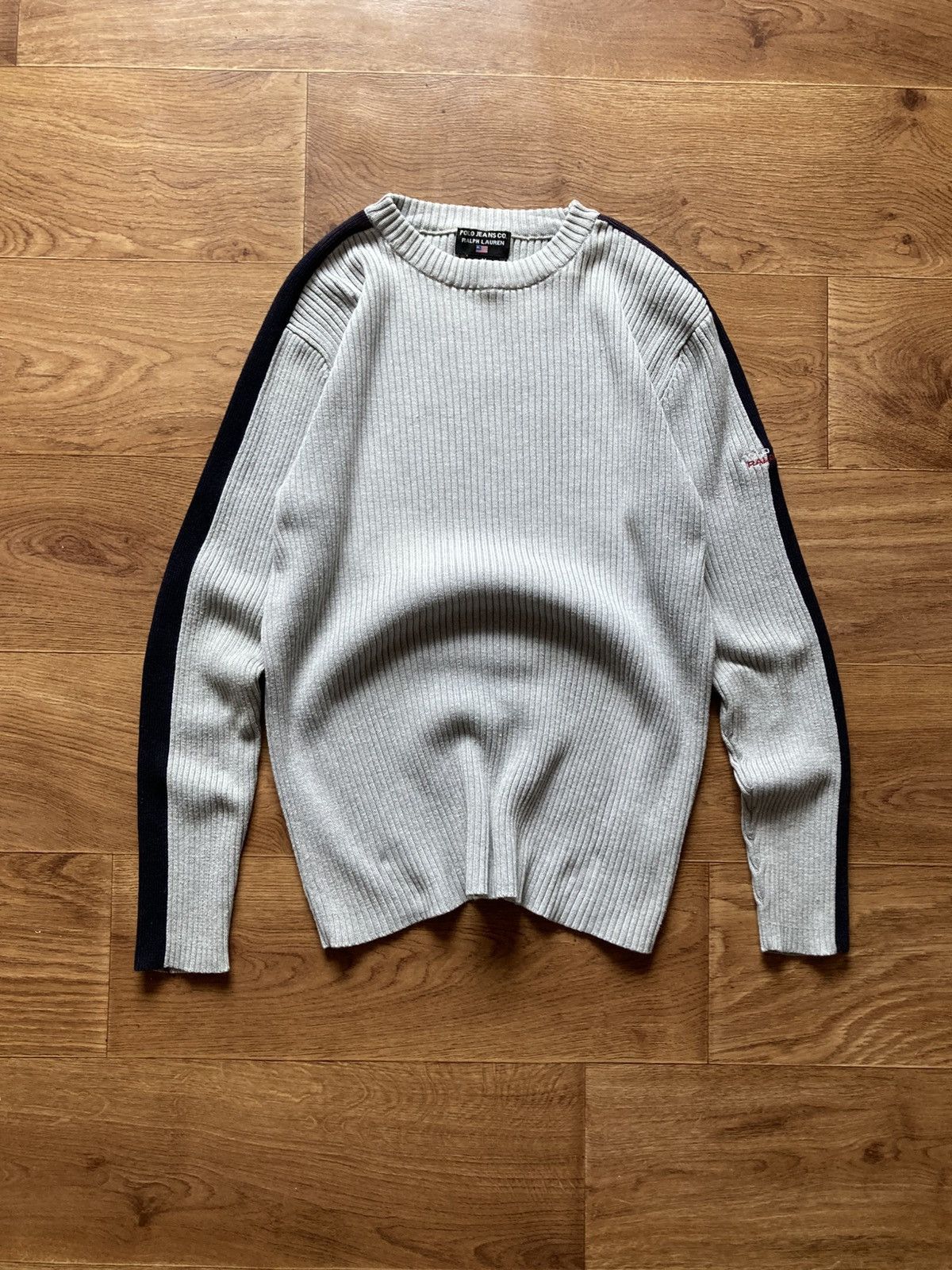Ralph Lauren × Vintage Vintage 90’s polo jeans Ralph Lauren ribbed sweater S y2k Size US S / EU 44-46 / 1 - 2 Thumbnail