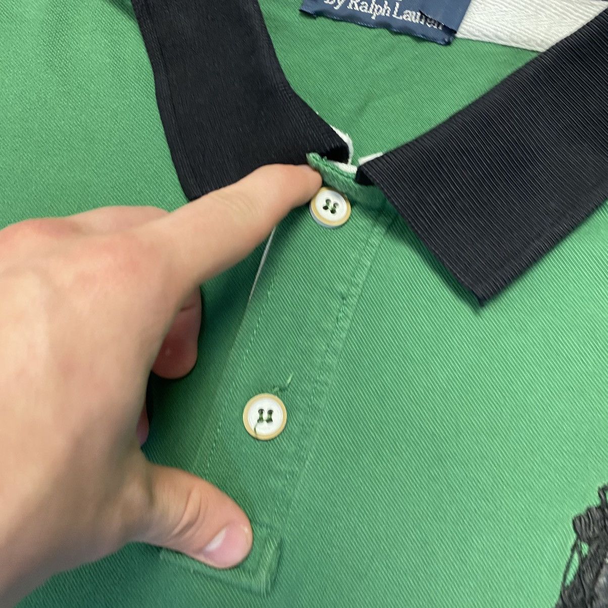 Other Vintage Polo Ralph Lauren Big Logo Basic green polo Size US XL / EU 56 / 4 - 5 Thumbnail