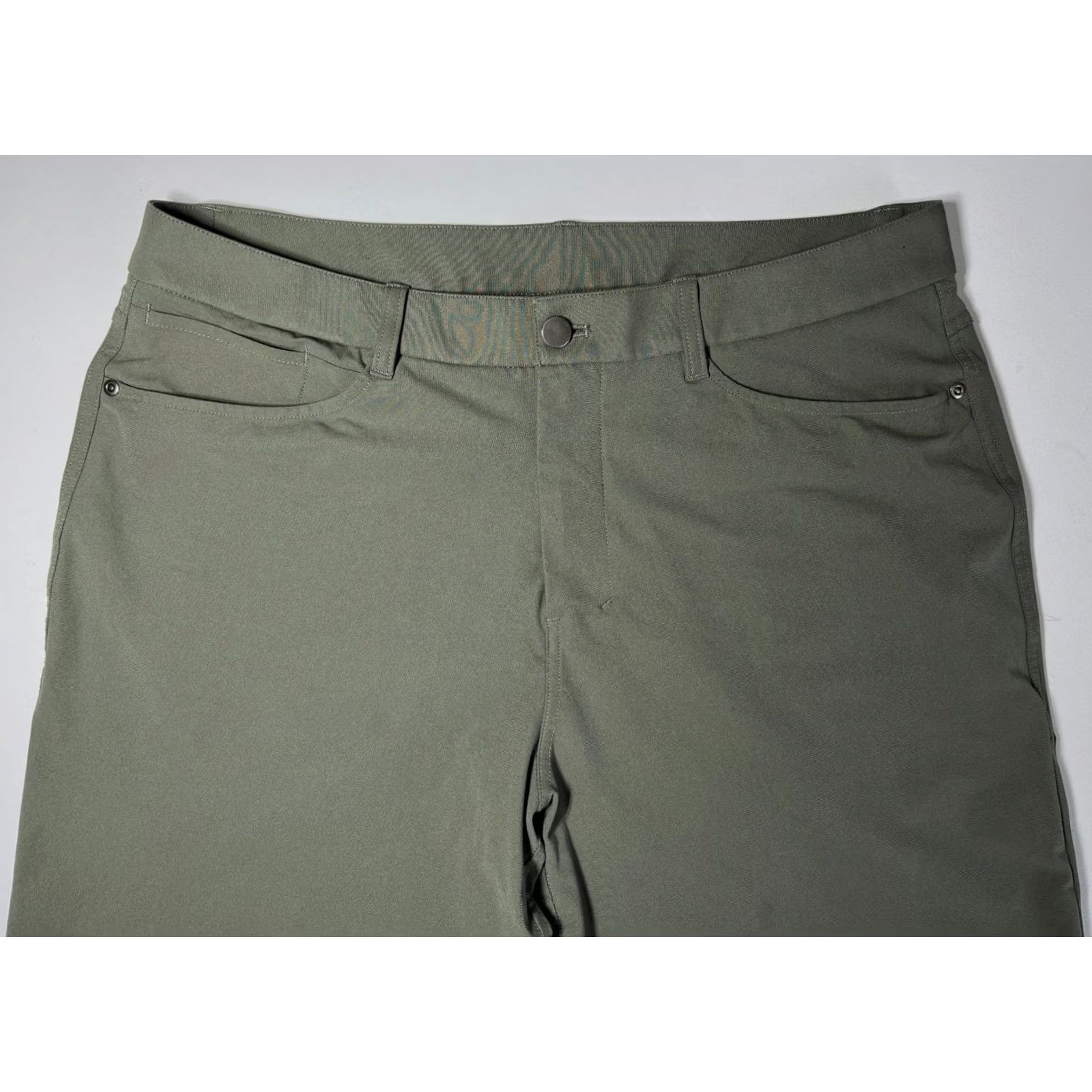 Lululemon Lululemon ABC 5-Pocket Pants Warpstreme LM5AXSS Green 34 Men’s Casual Chino Straight Pant Fathers Day, City, Preppy Size US 34 / EU 50 - 3 Thumbnail