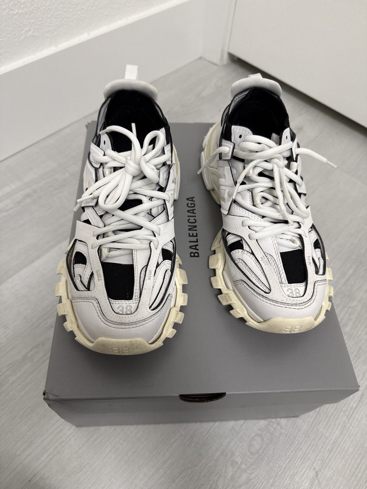 Balenciaga Balenciaga Track Sock Size US 8 / IT 38 - 2 Thumbnail
