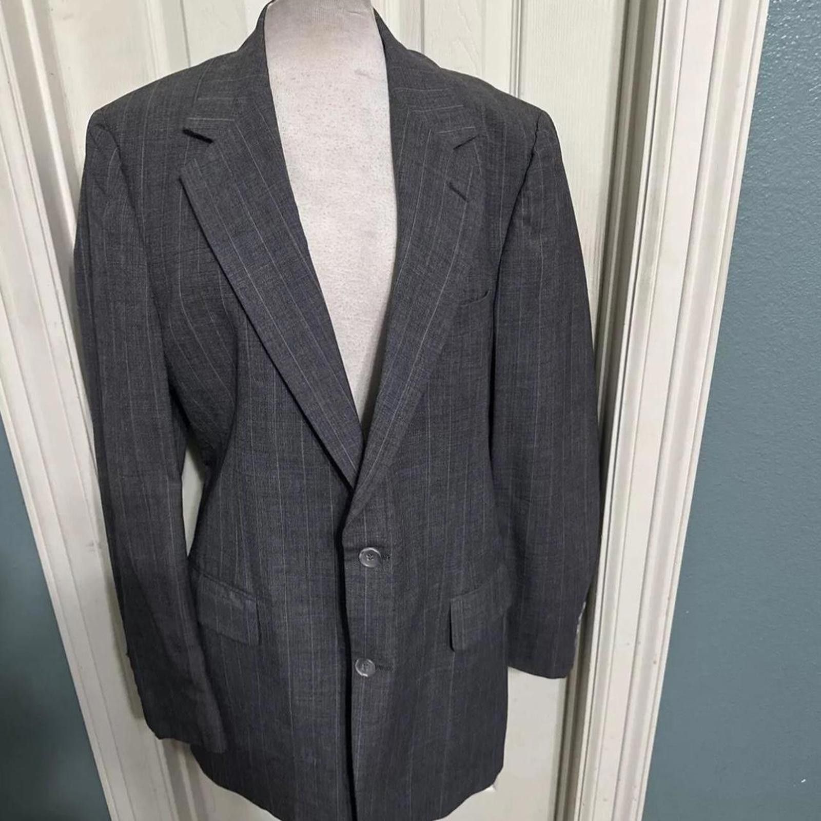Other Barrister Sport Coat Suit Jacket 40 Vintage Union Made Size US M / EU 48-50 / 2 - 1 Thumbnail