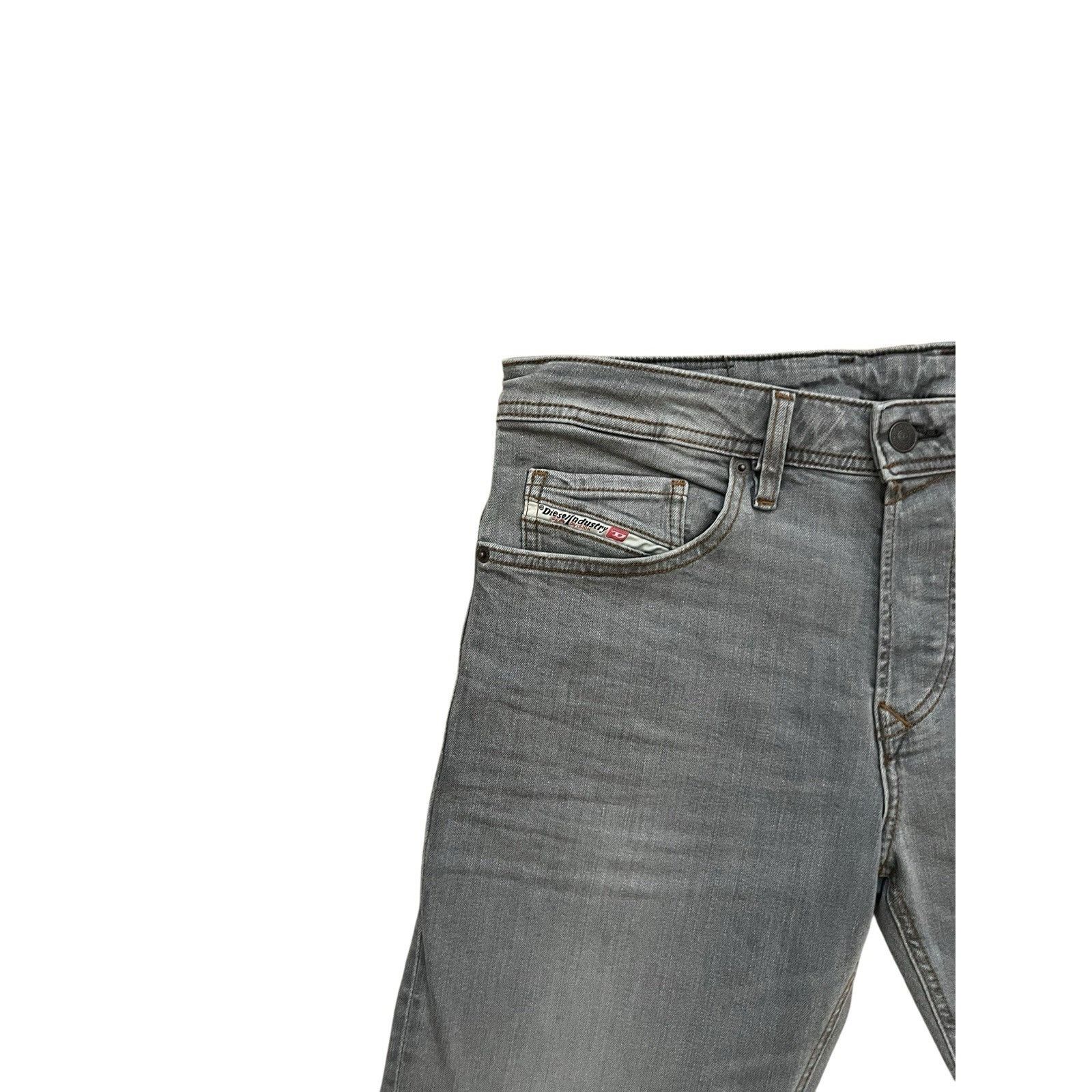 Diesel Diesel Mens Safado Straight Fit Jeans RB061 Grey Size 32/32 Size US 32 / EU 48 - 3 Thumbnail