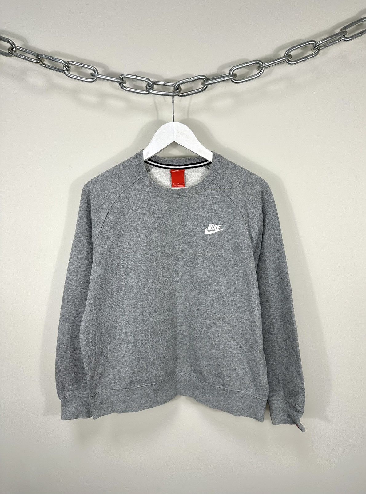 Nike Vintage Nike Swoosh Baggy Drill Hype Y2K Sweatshirt Crewneck Size US M / EU 48-50 / 2 - 1 Thumbnail