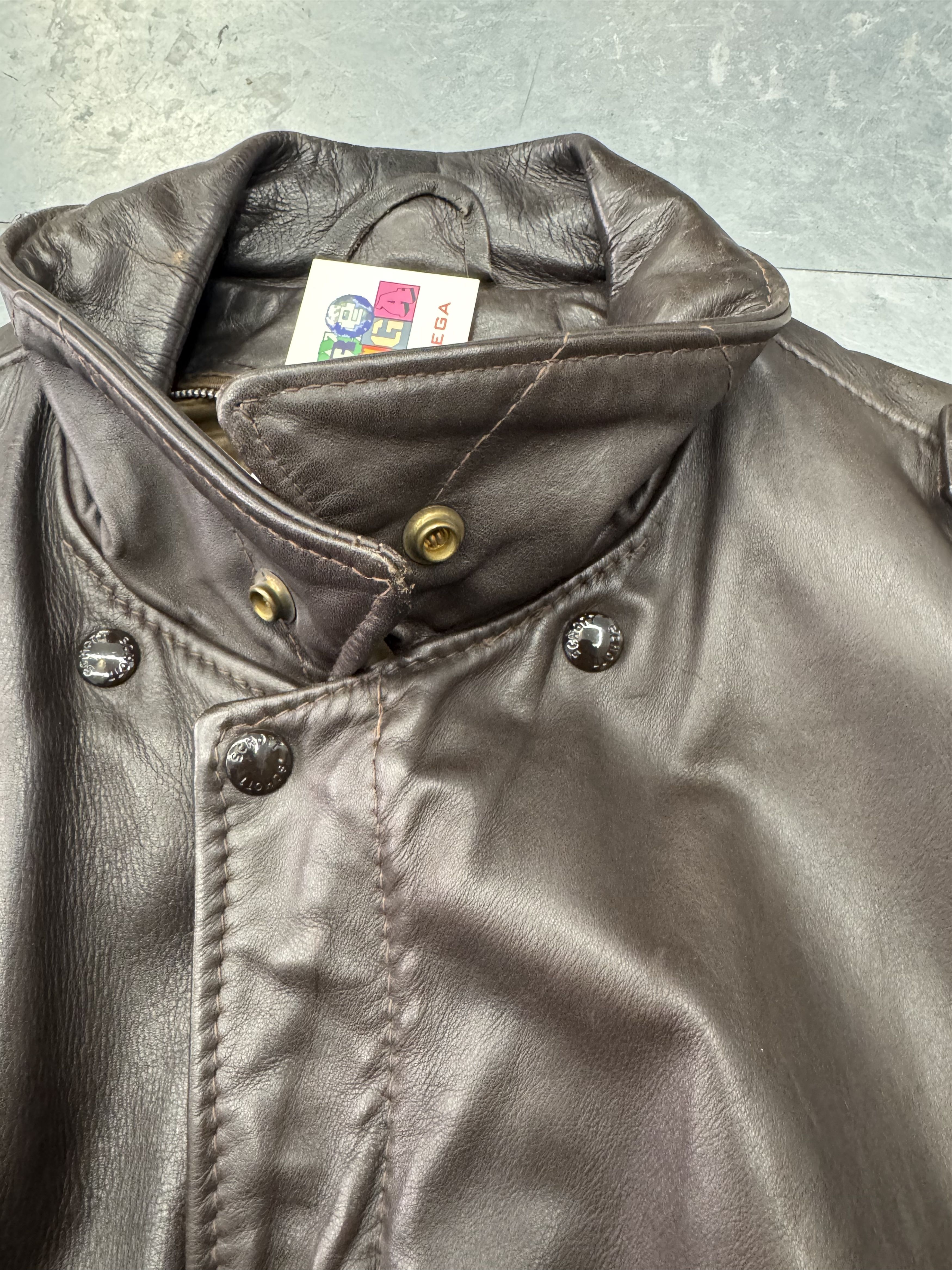 Schott Vintage Leather Bomber Jacket Size US M / EU 48-50 / 2 - 6 Thumbnail