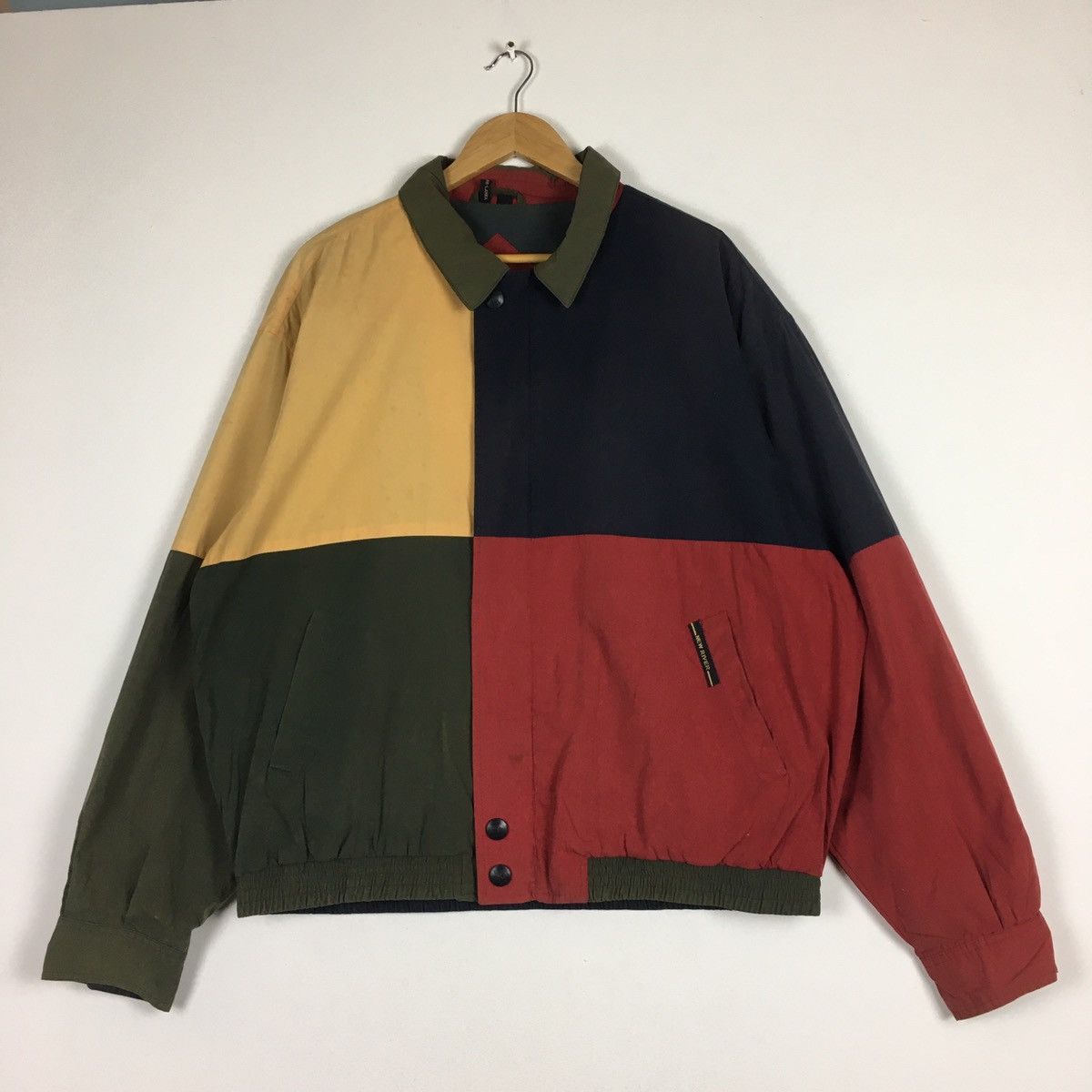 Vintage Vintage New River Colour Block Bomber Size US XL / EU 56 / 4 - 1 Thumbnail