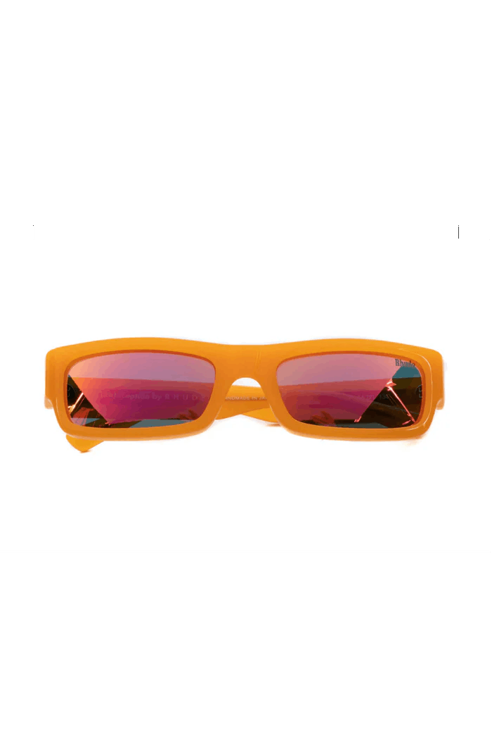 Rhude o1wfsh0625 Size: OS / Rhoyce Frame Sunglasses in Orange Size ONE SIZE - 1 Thumbnail