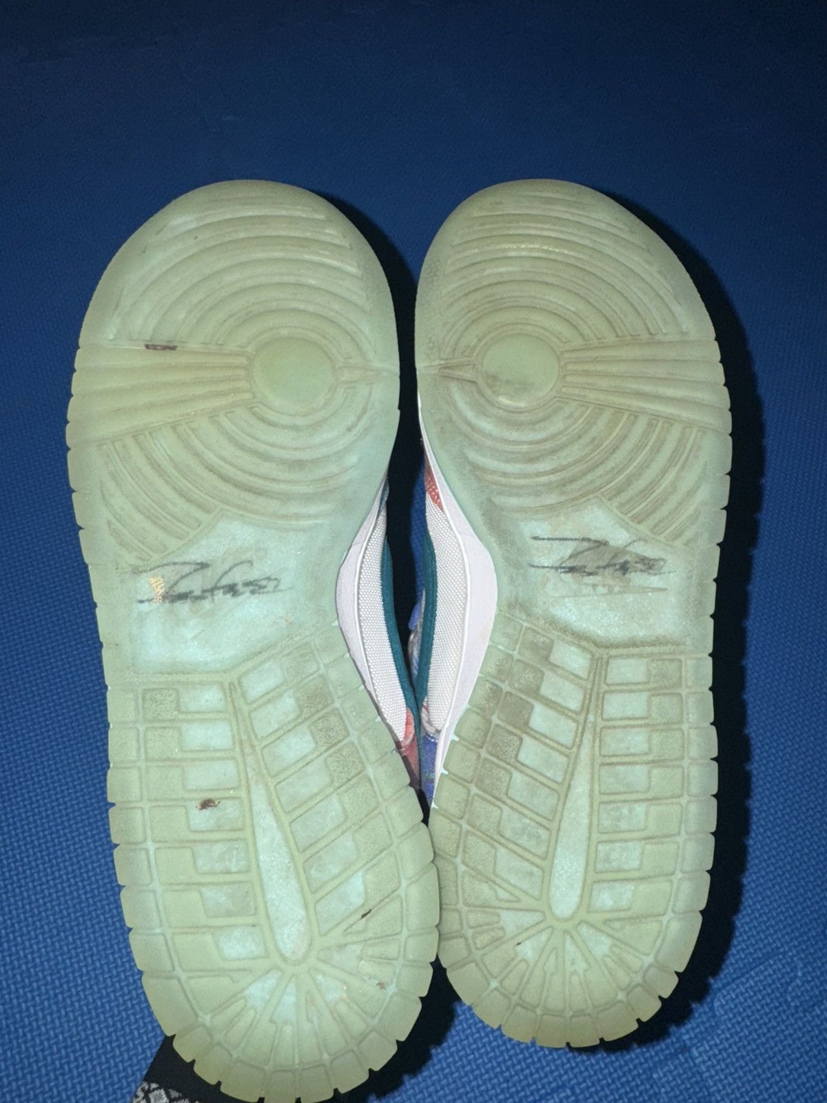 Nike Futura Laboratories x Nike Dunk Low SB 'Bleached Aqua' Size US 9 / EU 42 - 7 Thumbnail