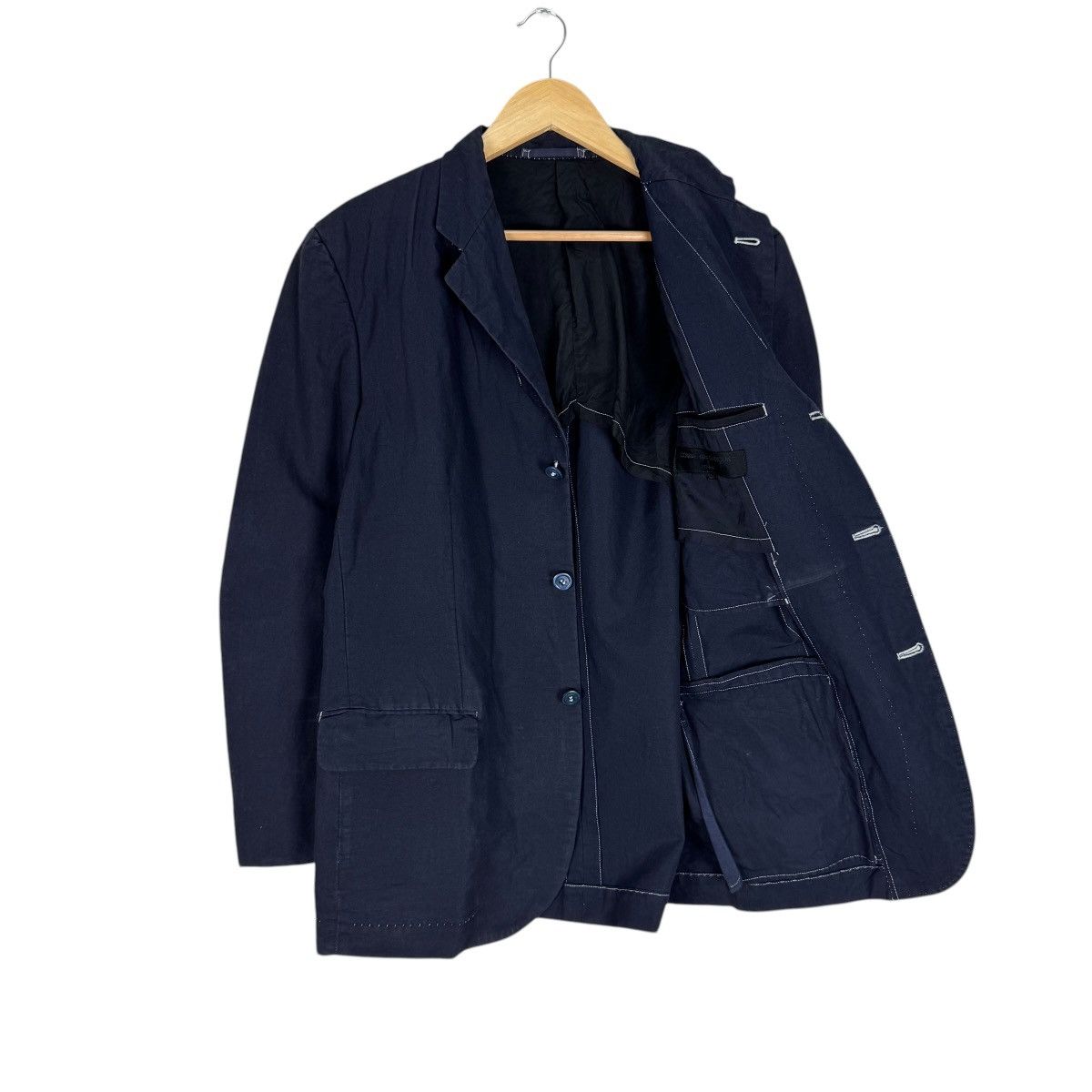 Comme des Garcons Homme 🌟CDG HOMME AW2000 INDIGO BLAZER COAT Size US M / EU 48-50 / 2 - 6 Thumbnail