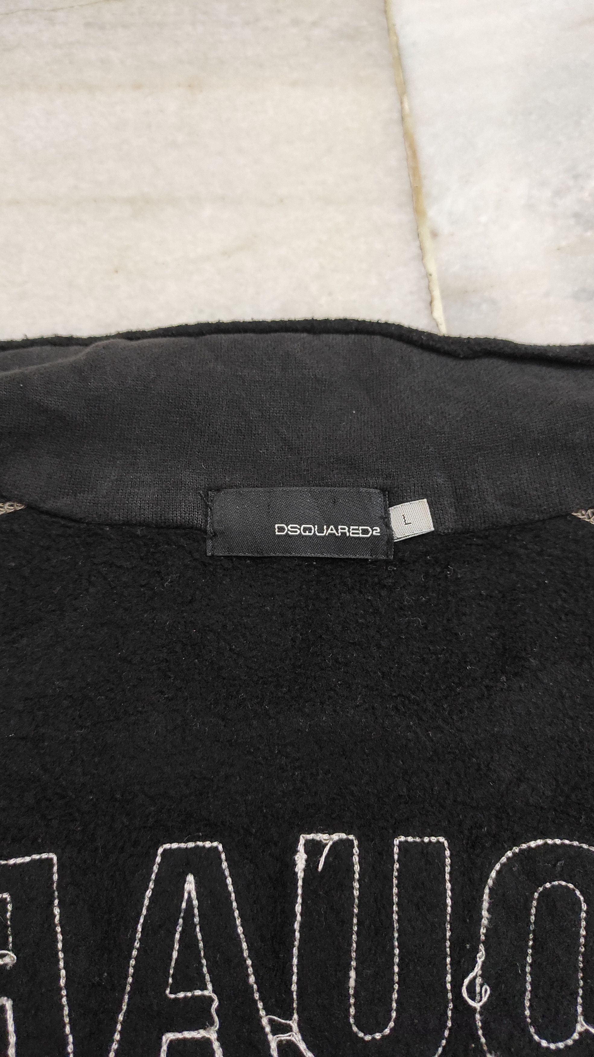 Dsquared2 Vintage 90's DSQUARED² Hagi Fray moleskin zipper jacket Size US L / EU 52-54 / 3 - 7 Thumbnail