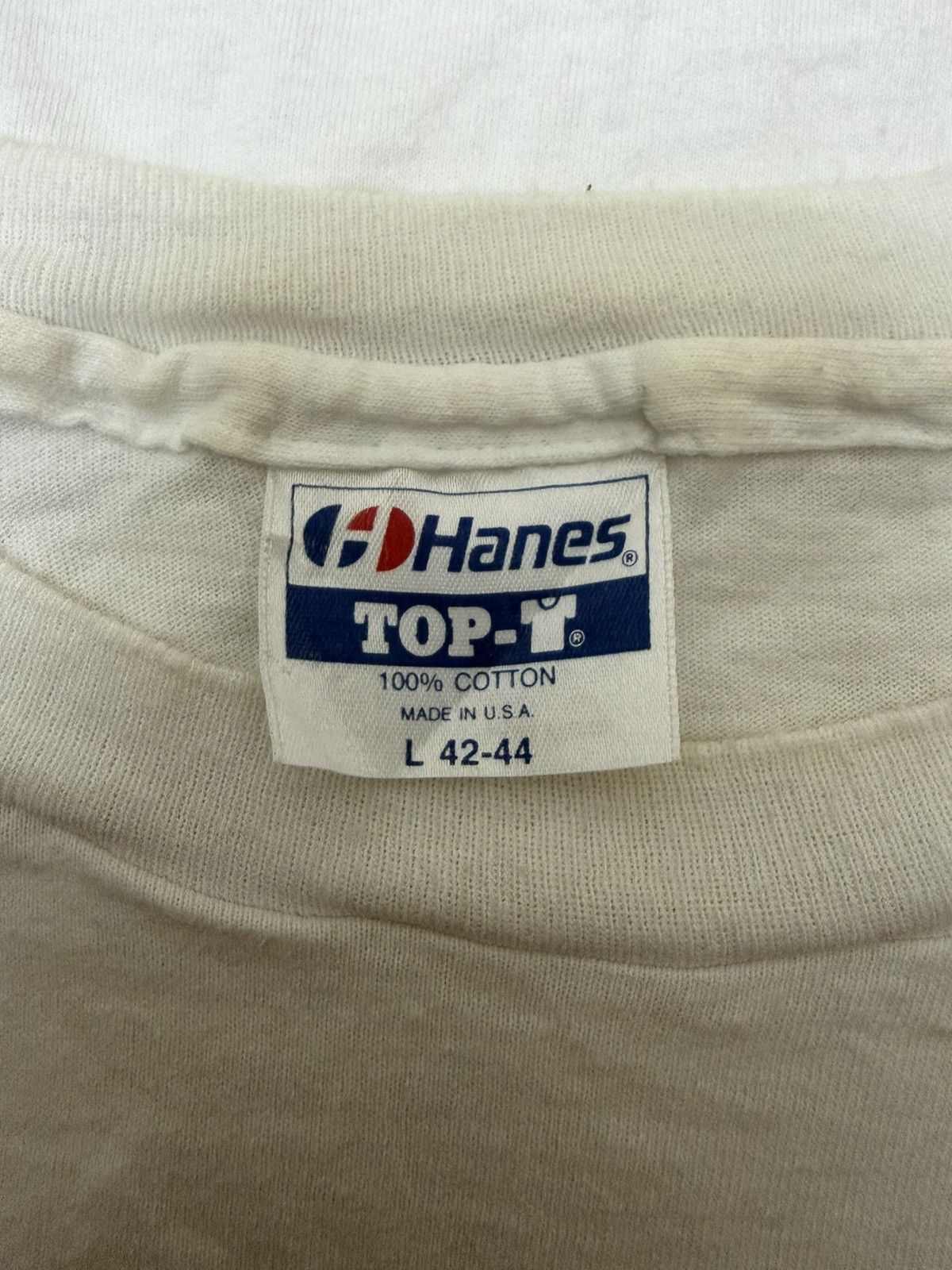 Hanes 80s 90s ALIEN UFO CAMEL RAVE TECHNO SURREAL ART TEE RARE Size US L / EU 52-54 / 3 - 11 Thumbnail