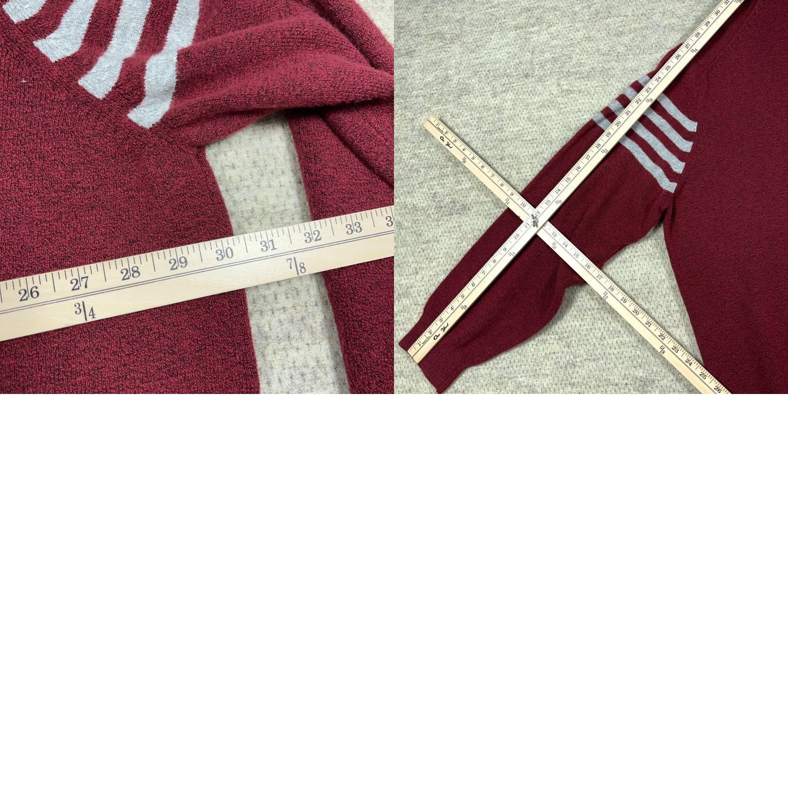 Izod IZOD Sweater Men 4XB Velvet Maroon Gray Pullover Quarter Zip Knit Stripes NEW Size US XXL / EU 58 / 5 - 8 Thumbnail