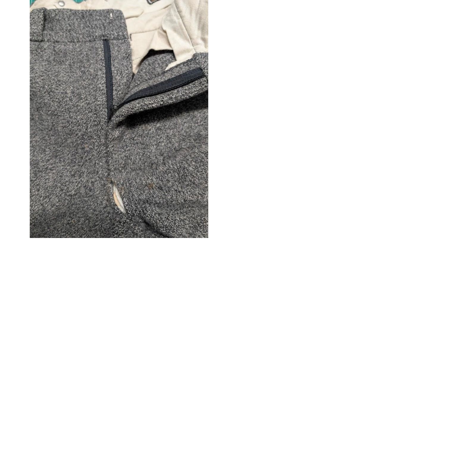 Eddie Bauer VINTAGE Eddie Bauer pants Hunting 30x26 Wool Salt & Pepper Gray/Brown Men XS? Size US 30 / EU 46 - 9 Thumbnail