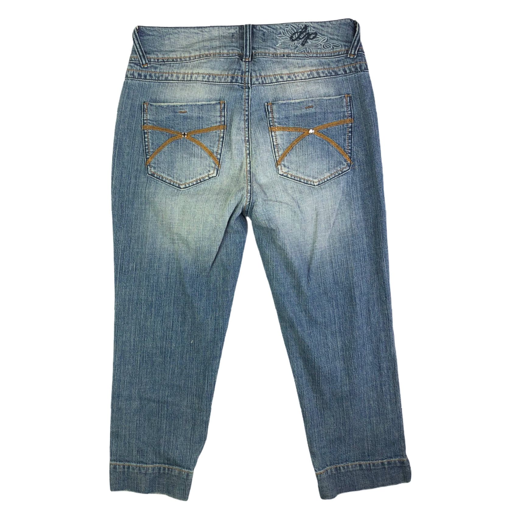 Vintage Department of Peace Jeans Capri Womens Size 6 30x20 Measured Blue Denim Size 28" / US 6 / IT 42 - 2 Thumbnail