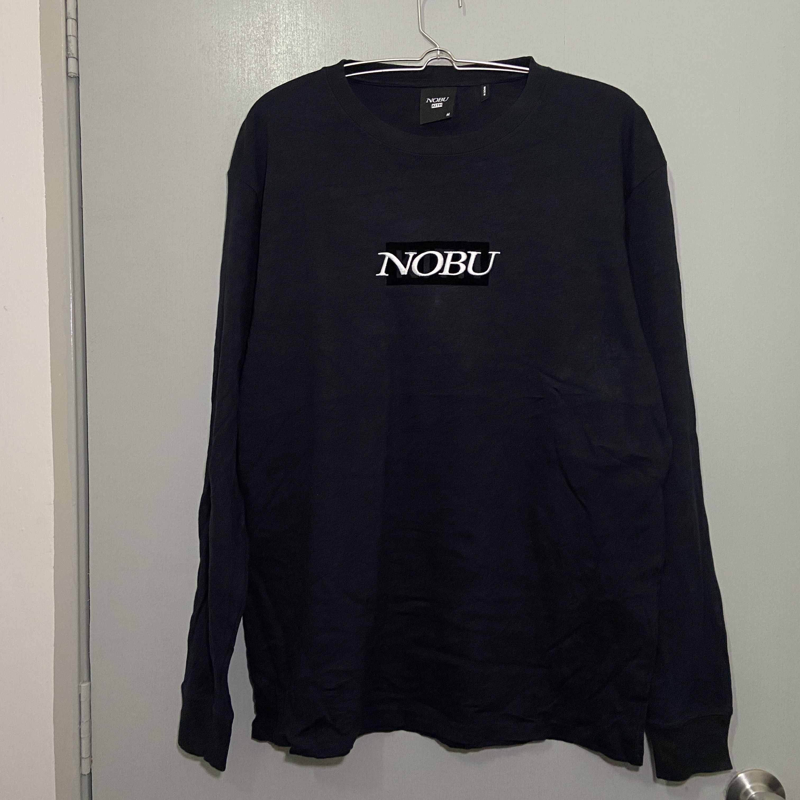 Kith Kith x Nobu Classic Logo L/S Tee Black FW19 Size US M / EU 48-50 / 2 - 1 Thumbnail
