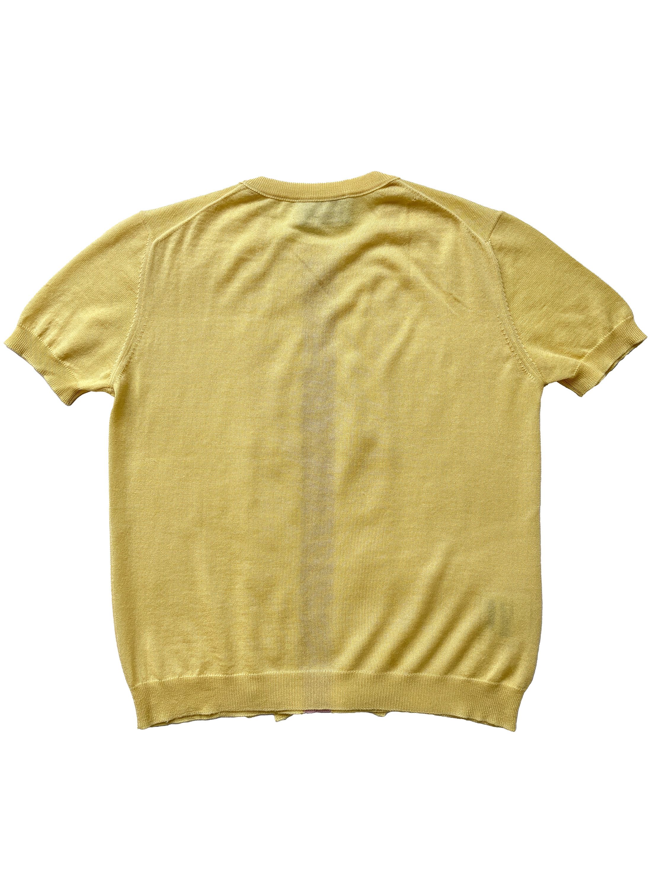 Prada ⚡️QUICK SALE⚡️ 2016 Prada Yellow Wool/Silk Knit Top Size M / US 6-8 / IT 42-44 - 2 Thumbnail
