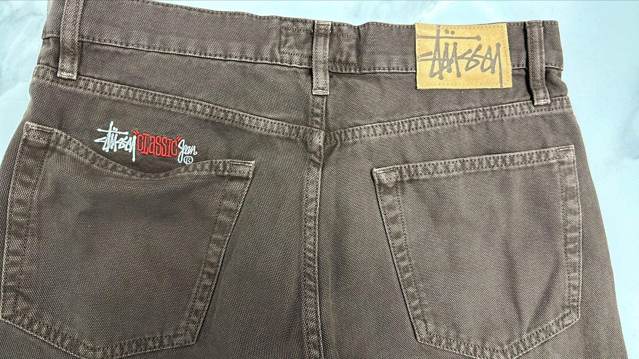 Stussy × Vintage Stüssy Classic Jean Size 30 Brown Size US 30 / EU 46 - 4 Thumbnail