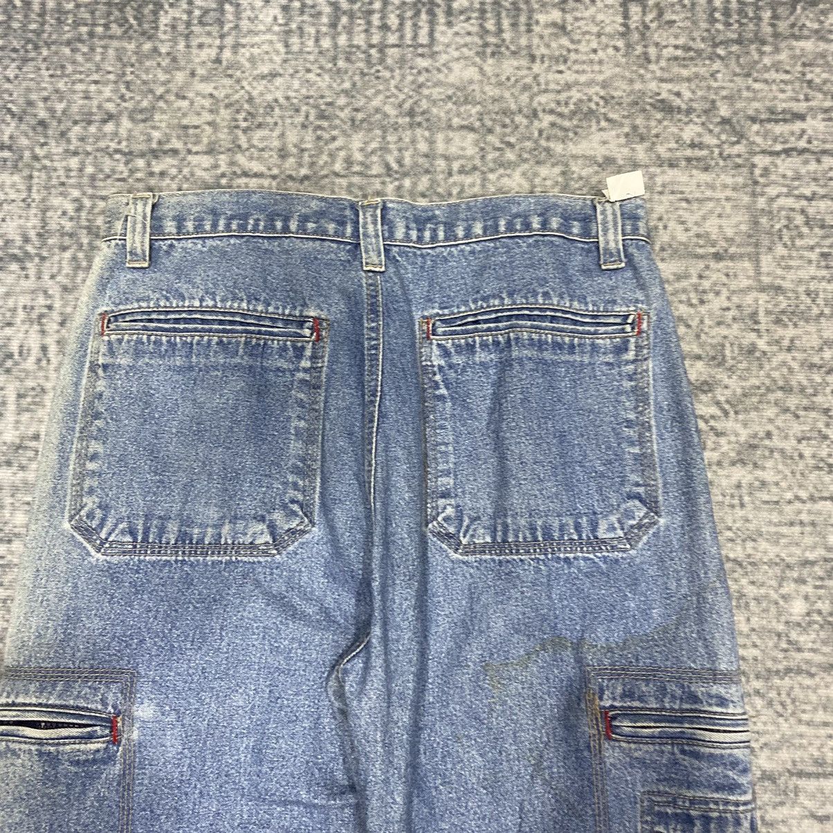 JNCO × Vintage Sick☠️ Faded Glory Cargo Jeans Hip Hop 90s Jnco Style Skate Size US 31 - 13 Thumbnail