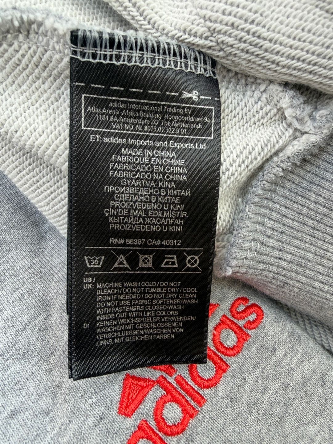 Adidas × Gosha Rubchinskiy Gosha Rubchinskiy x Adidas Oversized Zip Up Hoodie Size US S / EU 44-46 / 1 - 9 Thumbnail