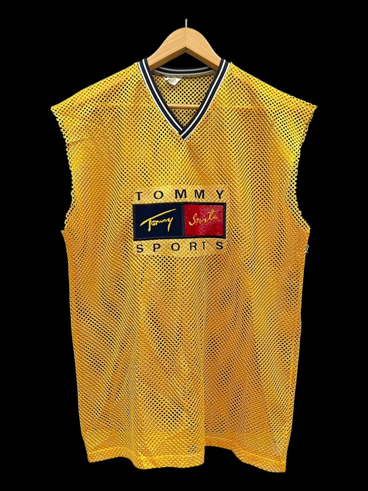 Tommy Hilfiger Vintage Tommy Sports Mesh Jersey Size US M / EU 48-50 / 2 - 1 Thumbnail