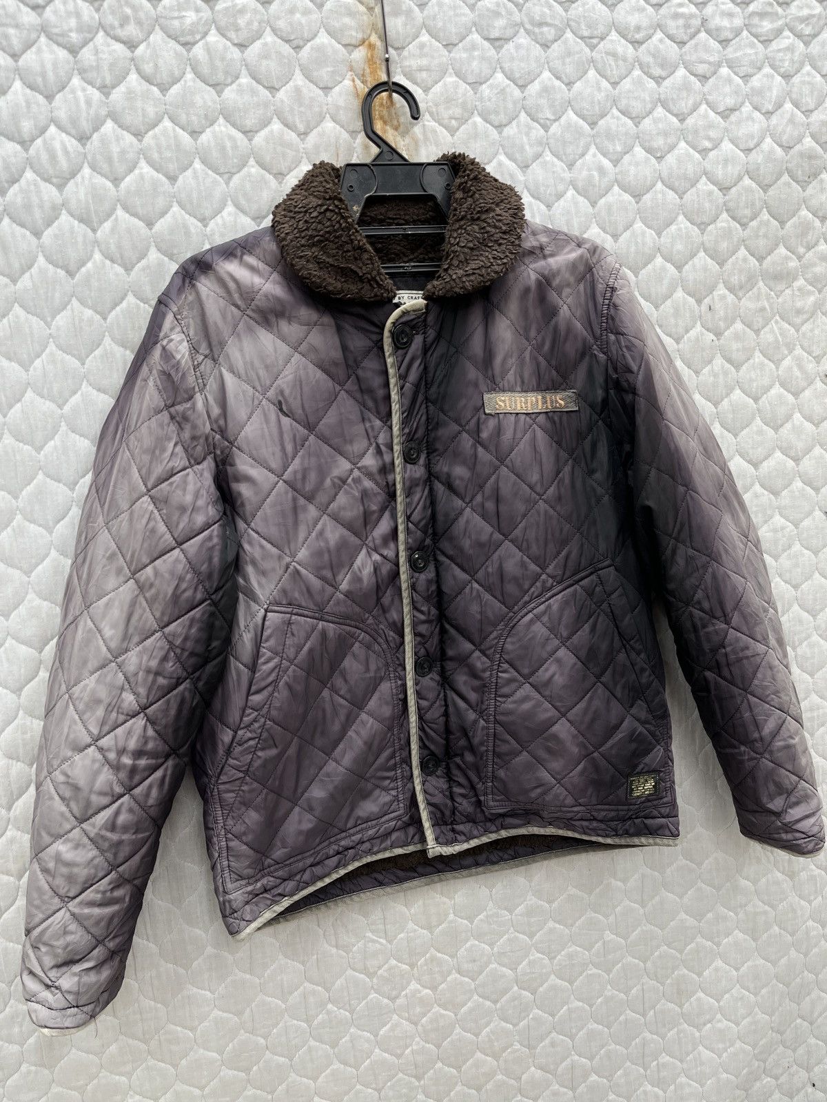 Japanese Brand 🔥🔥🔥ARCHIVE SURPLUS QUILTED SUN FADED JACKET Size US S / EU 44-46 / 1 - 3 Thumbnail