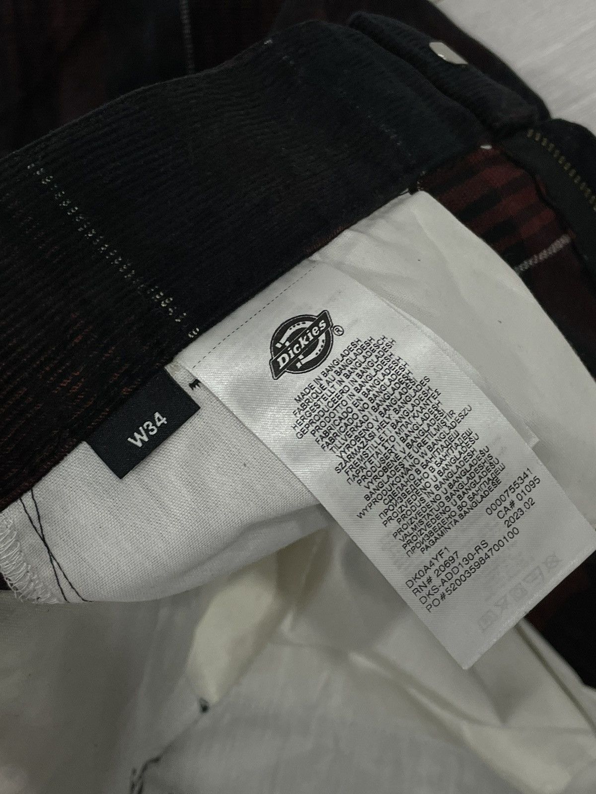 Dickies × Vintage Dickies Vintage New Never Worn Velvette Check Pants Size US 34 / EU 50 - 19 Thumbnail