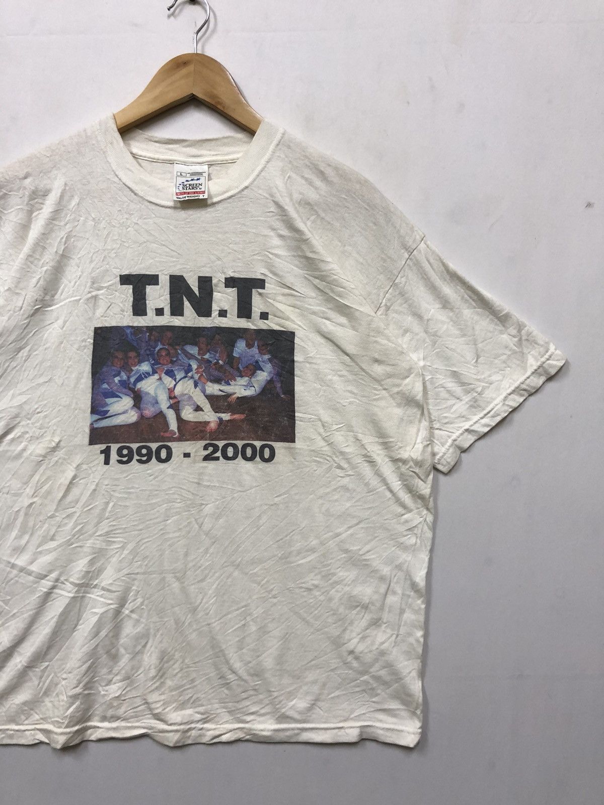 Band Tees × Vintage VINTAGE 90s TNT SIMPLT THE BEST Size US L / EU 52-54 / 3 - 3 Thumbnail