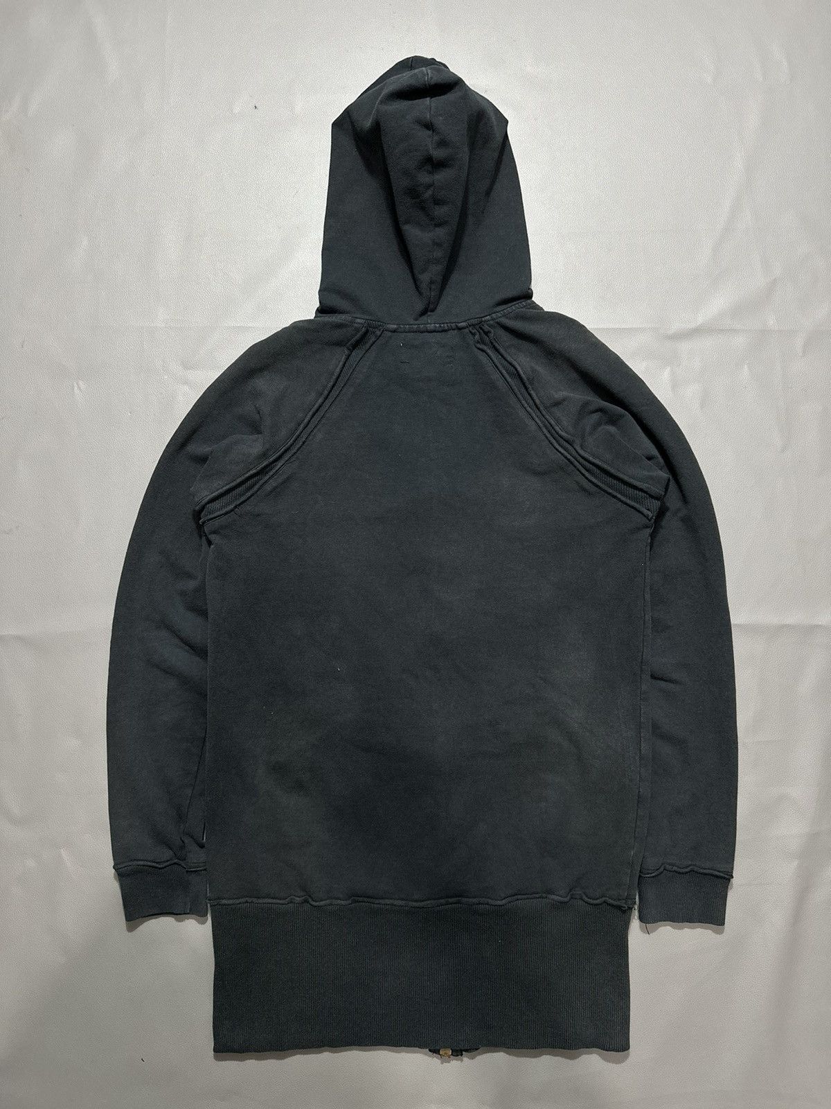 20471120 DISTRESSED ZIP HOODIE BALENCIAGA RAF SIMONS IFSIX LGB STYLE Size US S / EU 44-46 / 1 - 7 Thumbnail