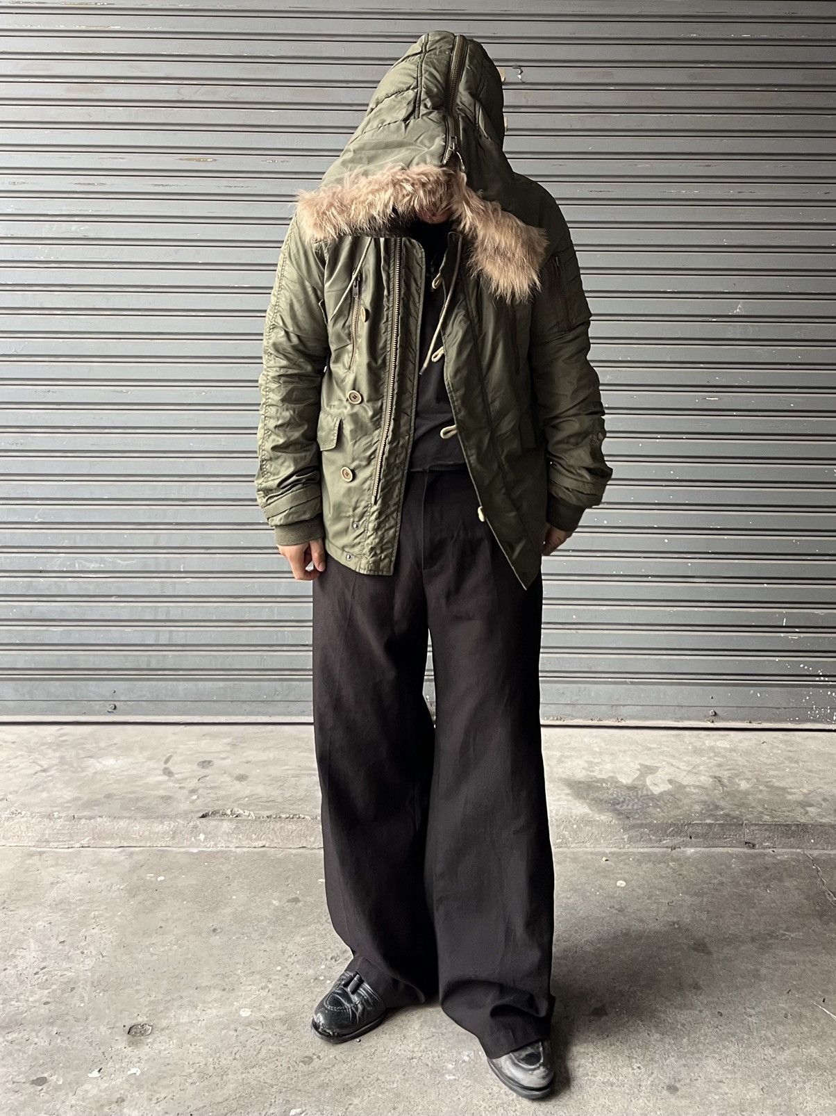 GOA 2000s GOA - Apocalypse Style Fur Hoodie Bomber Jacket Size US S / EU 44-46 / 1 - 4 Thumbnail