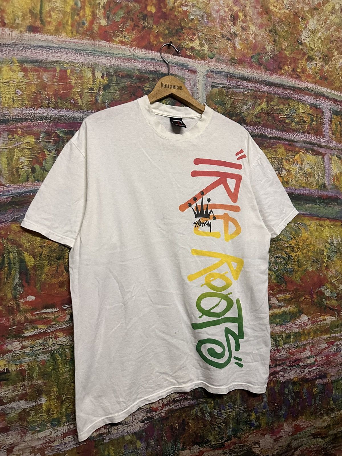 Stussy Vintage Irie Roots Rasta Tee Size US L / EU 52-54 / 3 - 5 Thumbnail