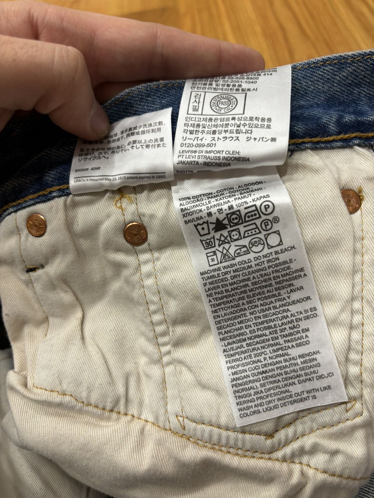 DENIM TEARS Denim tears BSTROY Jeans 32 blue Size US 32 / EU 48 - 8 Thumbnail