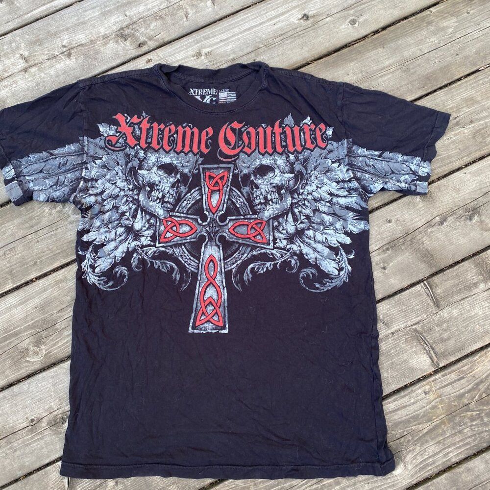 Vintage Vintage Y2K Xtreme Couture Graphic T Shirt Large Size US L / EU 52-54 / 3 - 3 Thumbnail