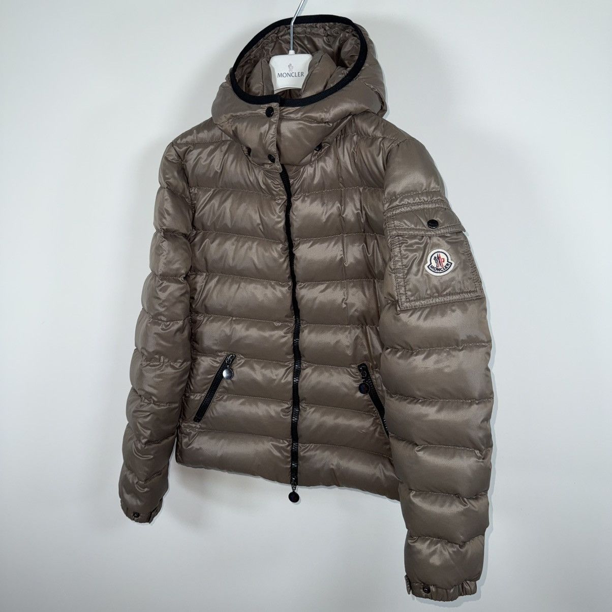 Moncler Moncler Bady Women’s Down Puffer Jacket Size 0 (XS) Beige Size XS / US 0-2 / IT 36-38 - 2 Thumbnail