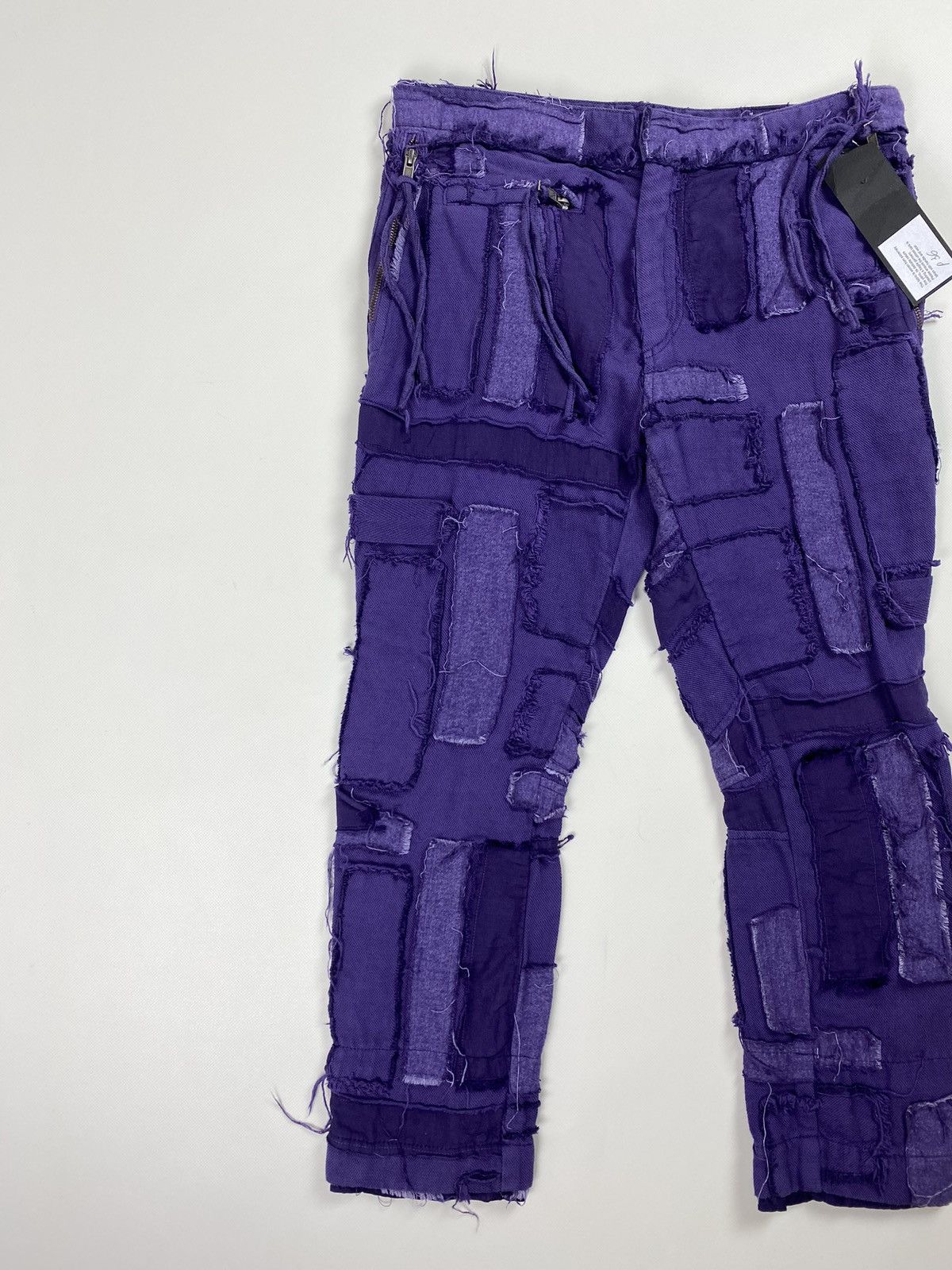 Haider Ackermann BNWT! Haider Ackermann ladies patchwork cropped pants Size 25" / US 0 / IT 36 - 2 Thumbnail