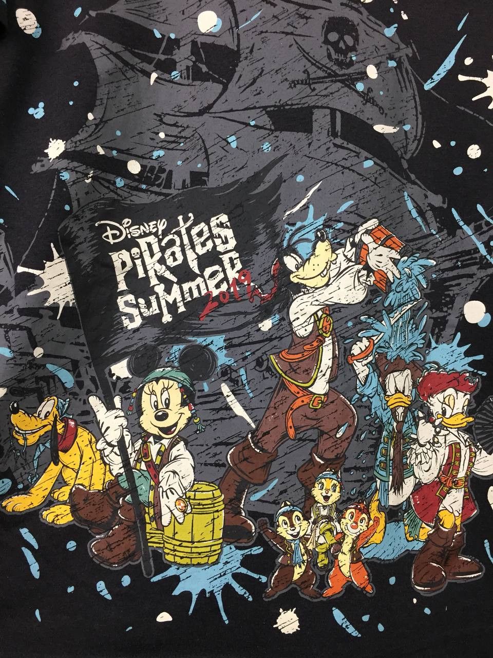 Disney Tokyo Disney Resort Mickey & Friends Pirates Summer AOP Tee Size US L / EU 52-54 / 3 - 8 Thumbnail