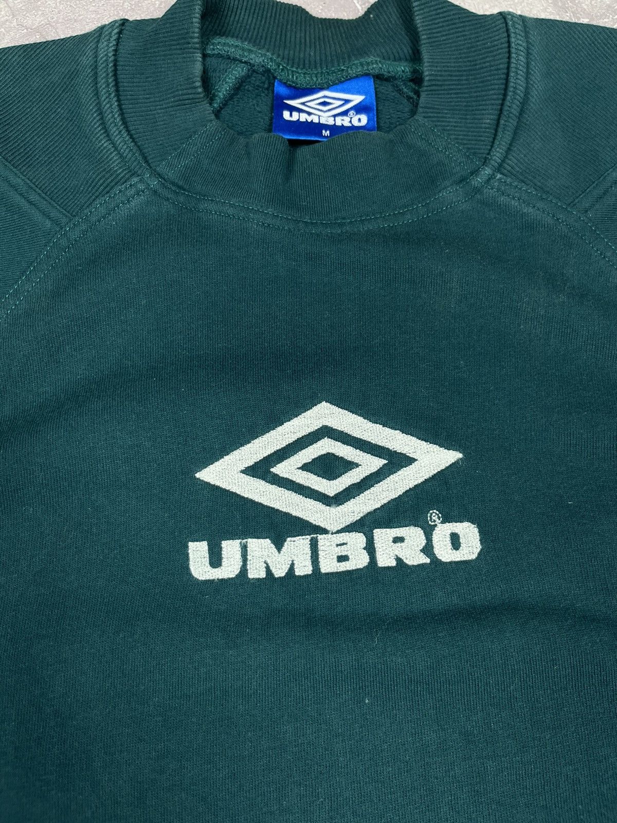 Umbro Vintage Umbro Pro Training Heavy T-Shirt M Green Size US M / EU 48-50 / 2 - 7 Thumbnail
