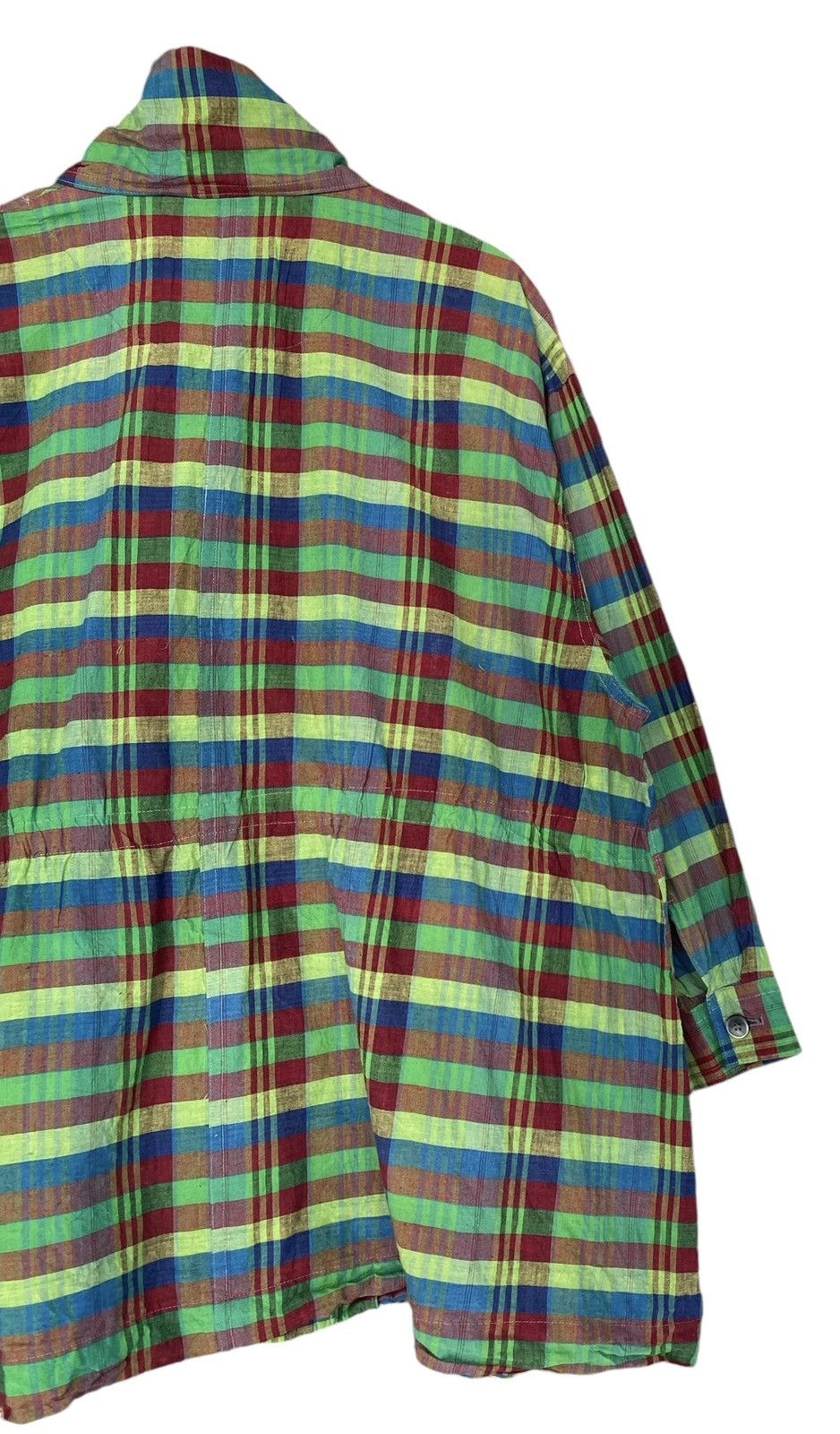 If Six Was Nine BRITISH WEST INDIES 5th Street Madras Cardigan Size US M / EU 48-50 / 2 - 8 Thumbnail