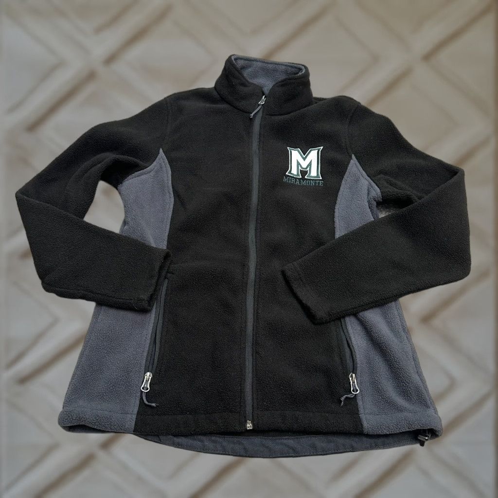 Port Authority Port Authority Jacket Medium Black Gray Miramonte Full Zip Outdoor Womens Size M / US 6-8 / IT 42-44 - 1 Thumbnail