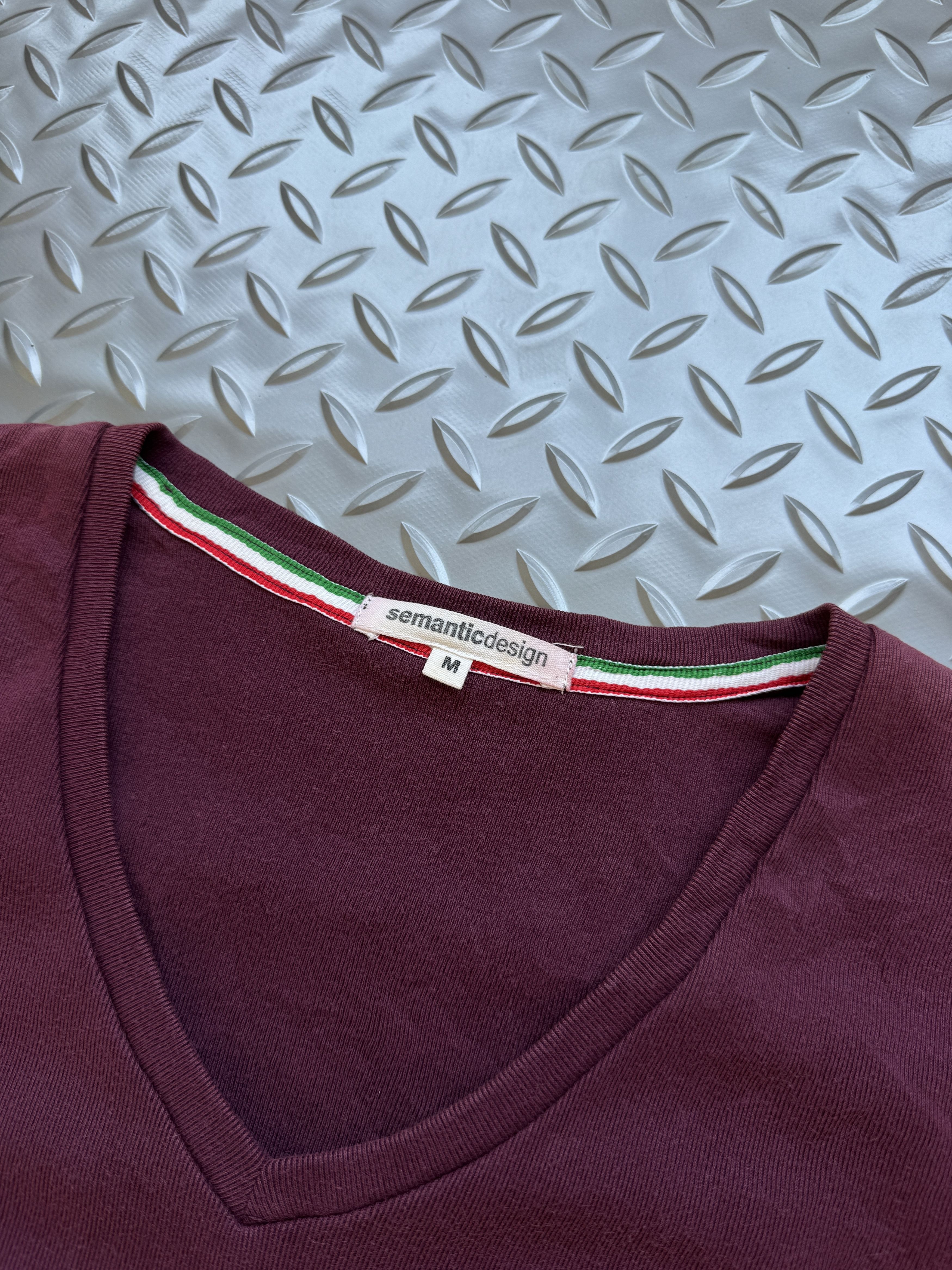 semanticdesign semanticdesign Y2K V-Neck Long Sleeve Tee Size US M / EU 48-50 / 2 - 4 Thumbnail
