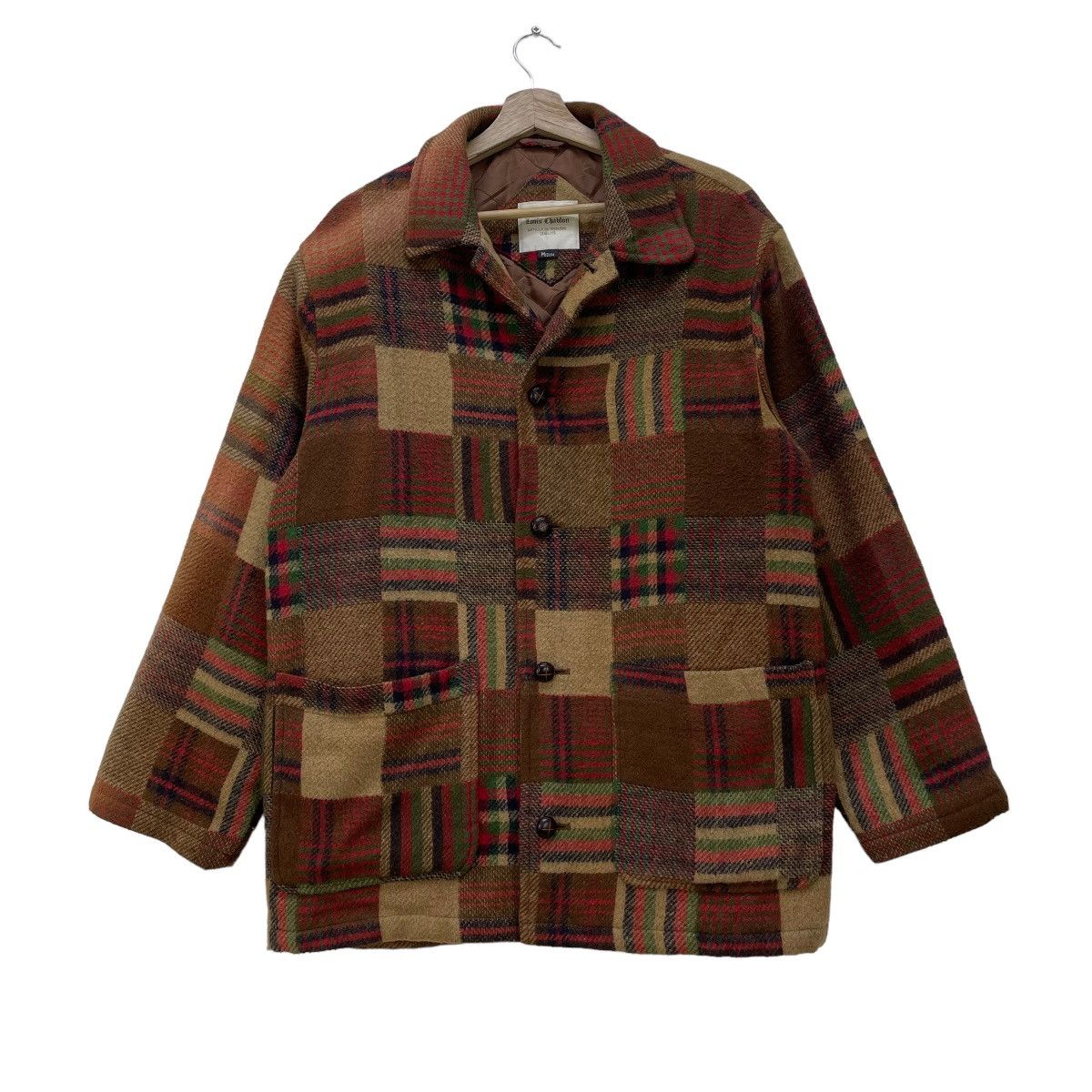 Native 🔥Vintage Brand Louis Chablon Pacthwork Aztec Wool Jacket Size M / US 6-8 / IT 42-44 - 1 Thumbnail