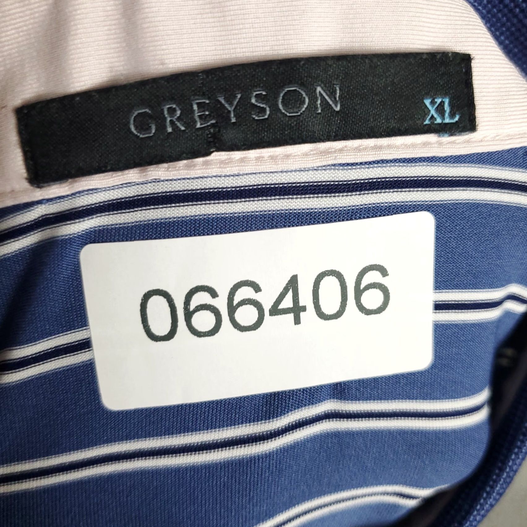 Vintage Greyson Polo Shirt Mens XL Blue Striped Wolf Golf Short Sleeve Polo Size US XL / EU 56 / 4 - 7 Thumbnail