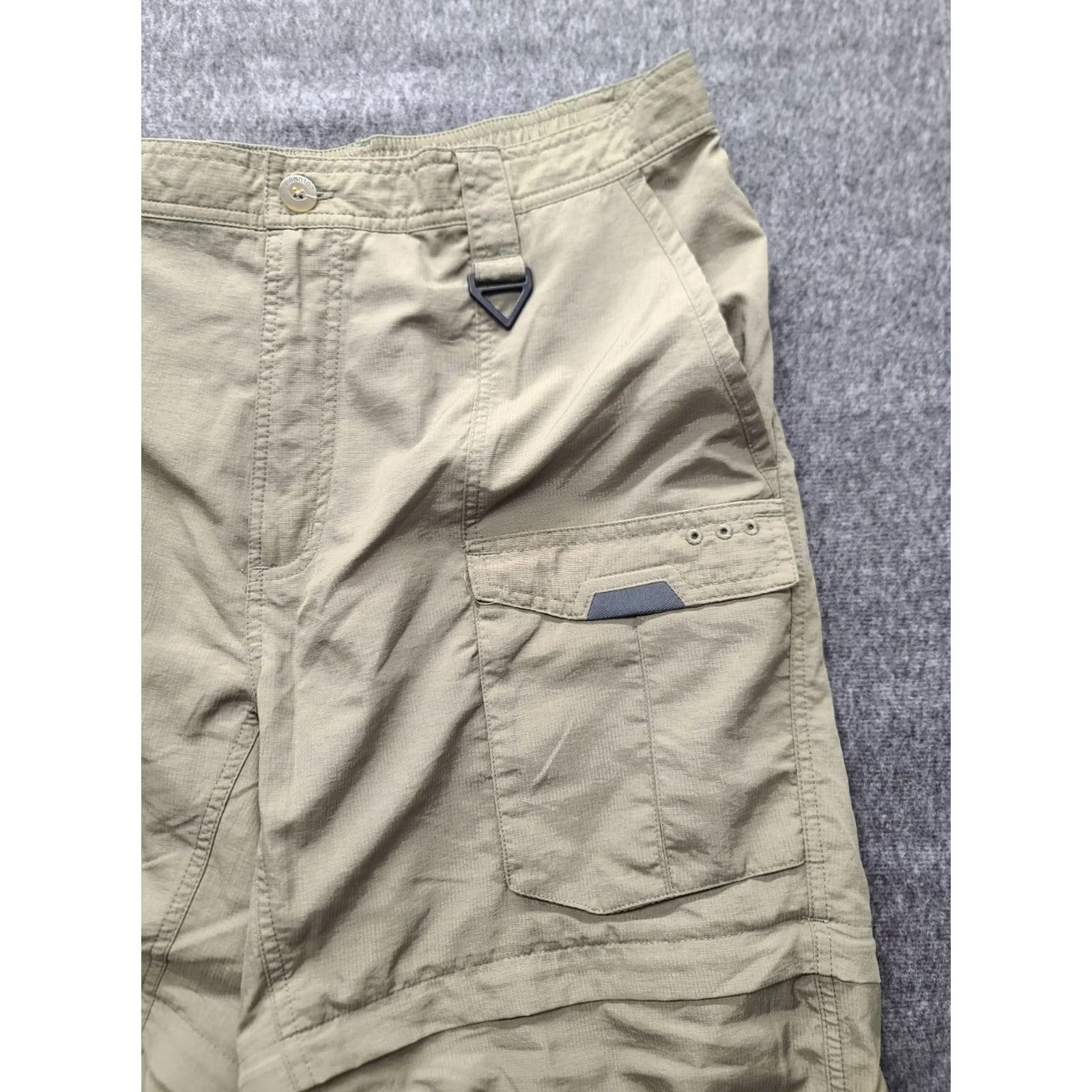 Vintage VINTAGE Columb ia PFG Cargo Pants Mens L Convertible Hiking Outdoors Fishing Beige Size US 33 - 7 Thumbnail
