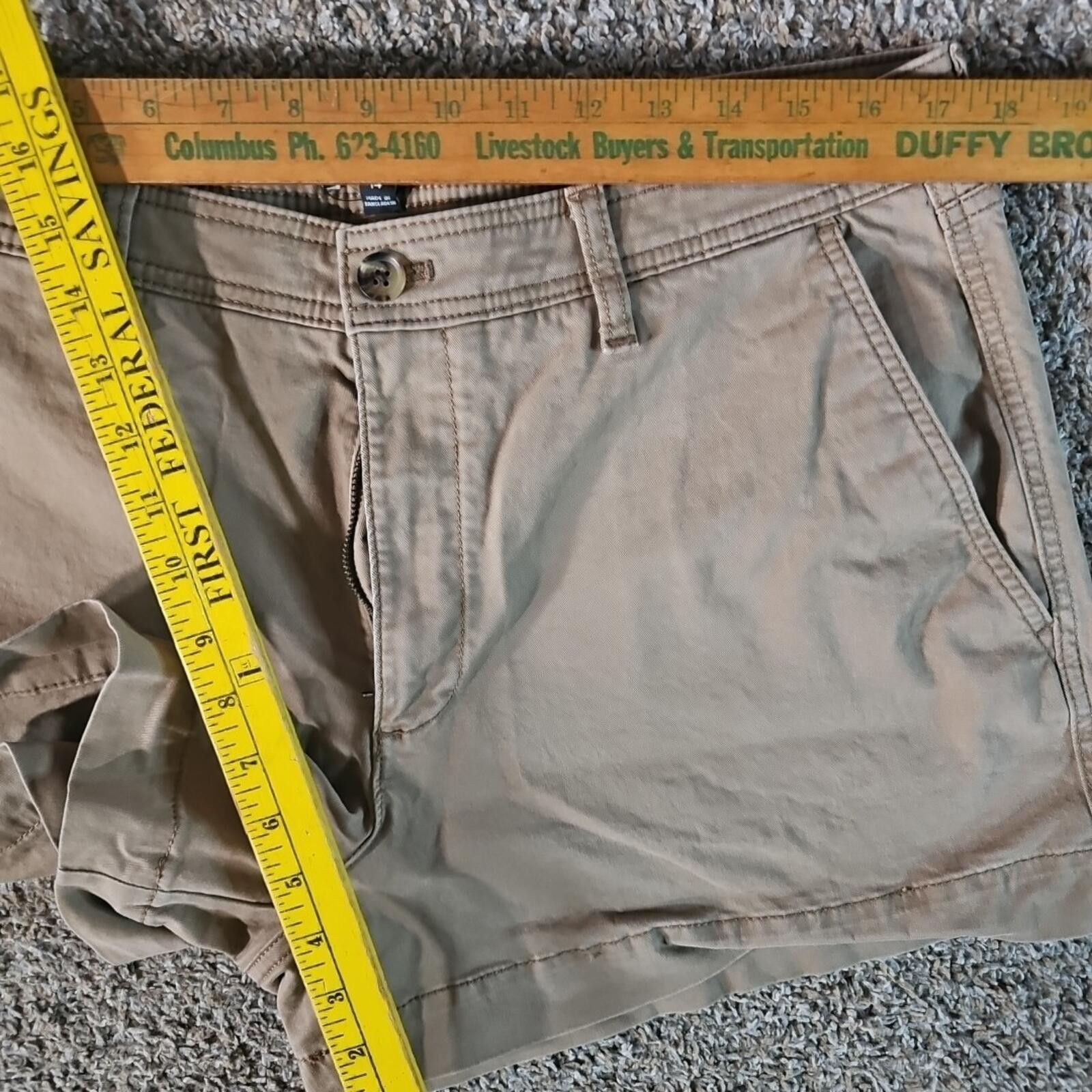 Banana Republic Banana Republic 14 Midrise Brown Shorts Size 36" / US 14 / IT 50 - 3 Thumbnail