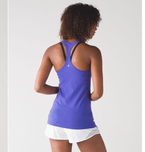 Designer Lululemon Cool Racerback POWER PURPLE Small Size S / US 4 / IT 40 - 1 Thumbnail