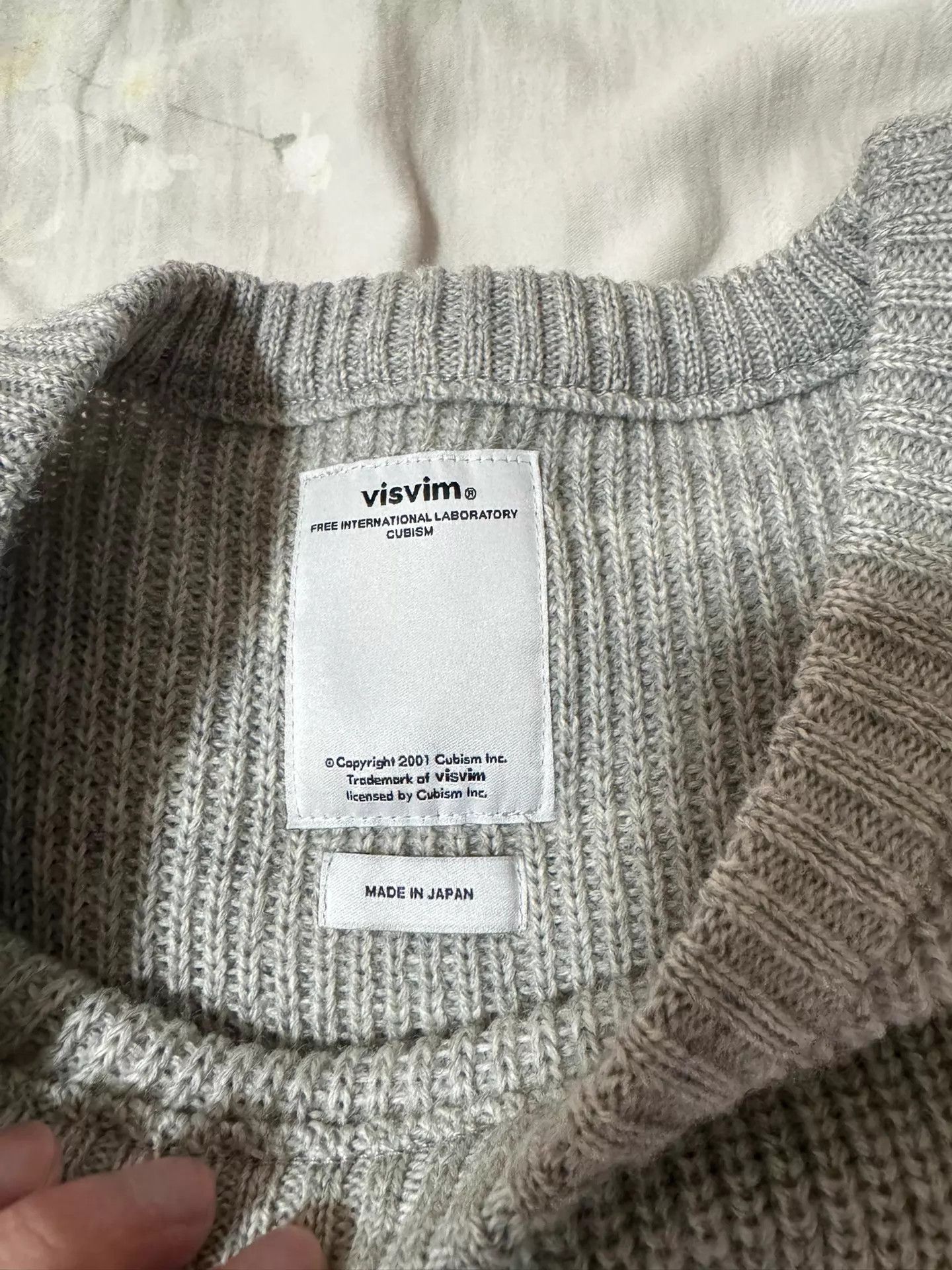 Visvim visvim 16aw Spot DropSleeve Wool Knit Gray L Size US L / EU 52-54 / 3 - 3 Thumbnail