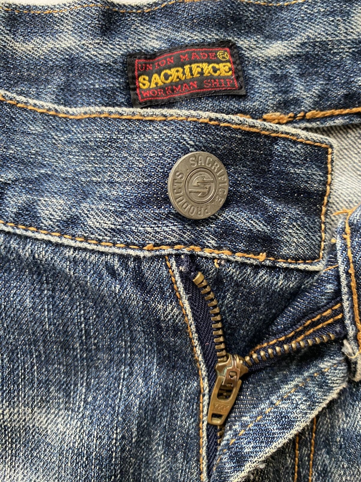 Japanese Brand UNION MADE SACRIFICE WORKMAN SHIP japanese brands Size US 30 / EU 46 - 5 Thumbnail