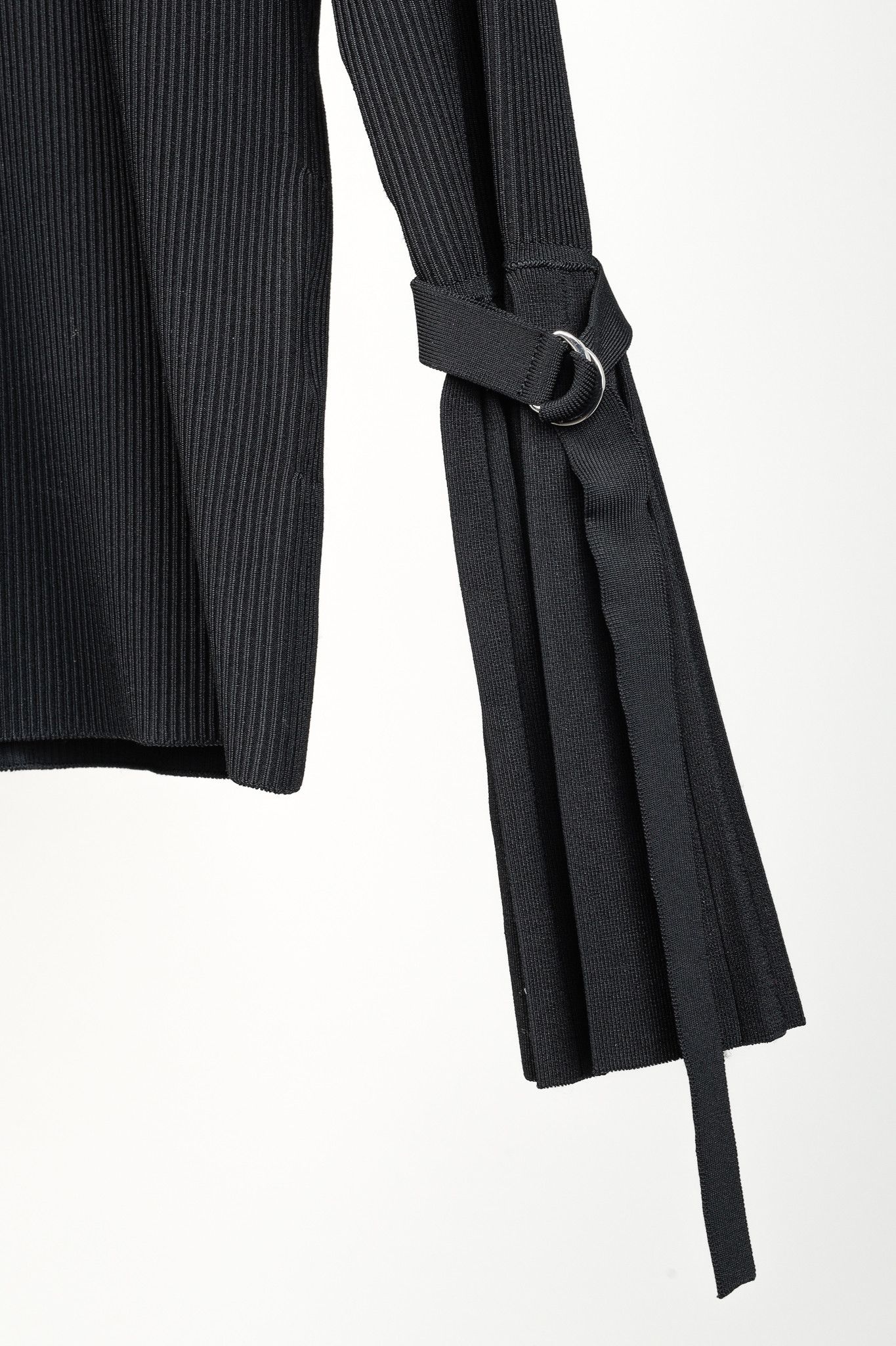 3.1 Phillip Lim PF/17 Ribbed-Knit Belted-Bell-Sleeve Sweater
